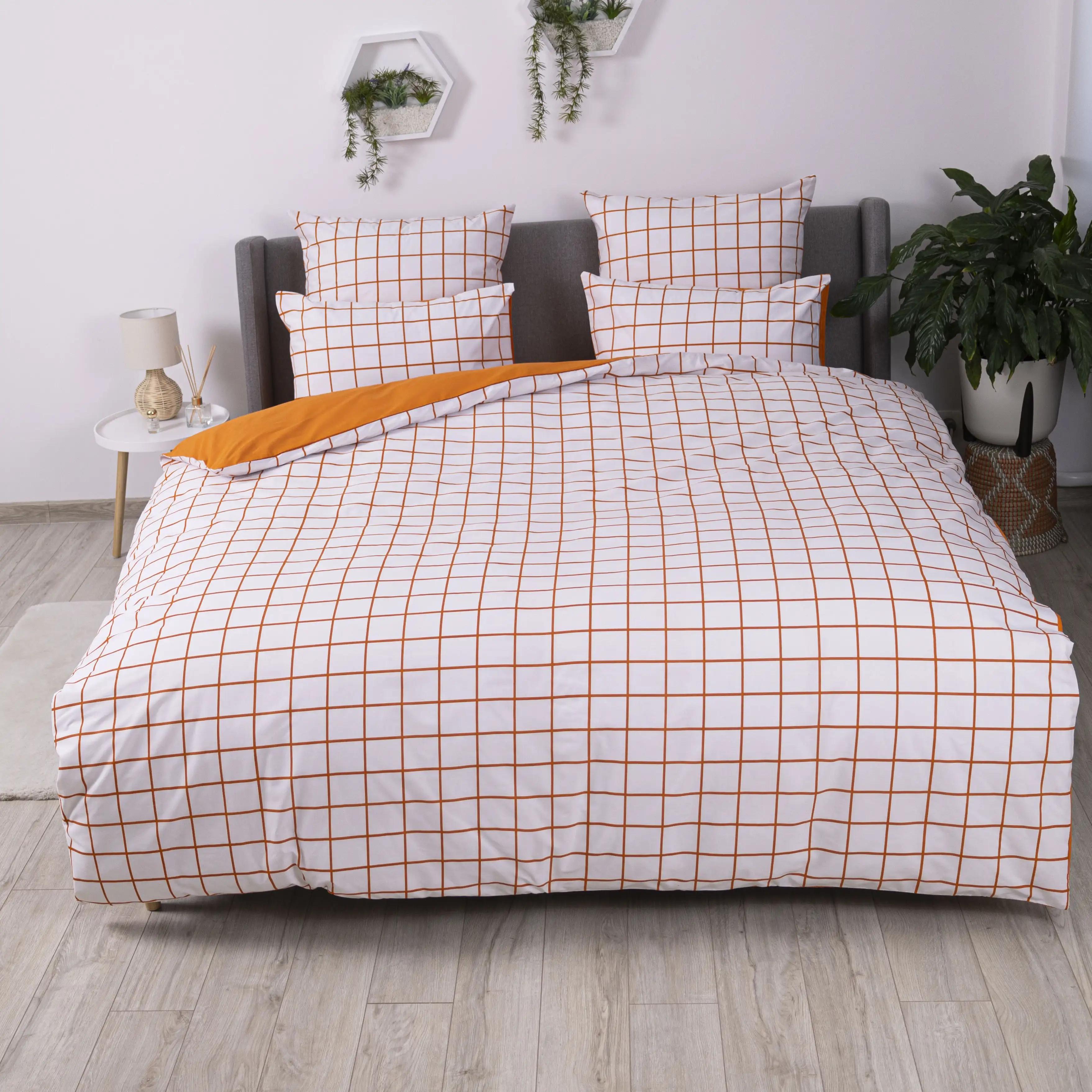 Постільна білизна "ТЕП" Terracotta Check, 70x70, полуторна - Фото 2