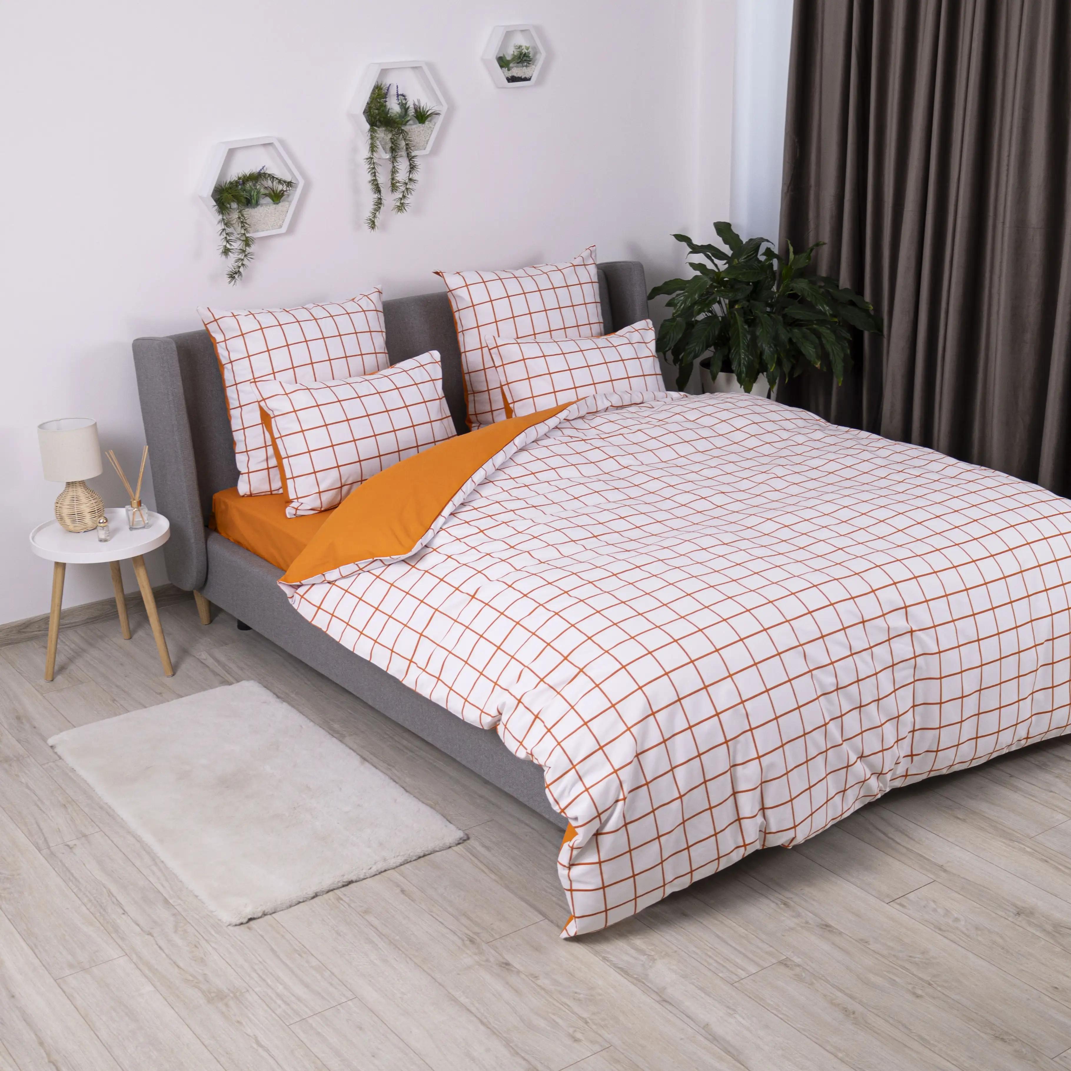Постільна білизна "ТЕП" Terracotta Check, 70x70, полуторна - Фото 3