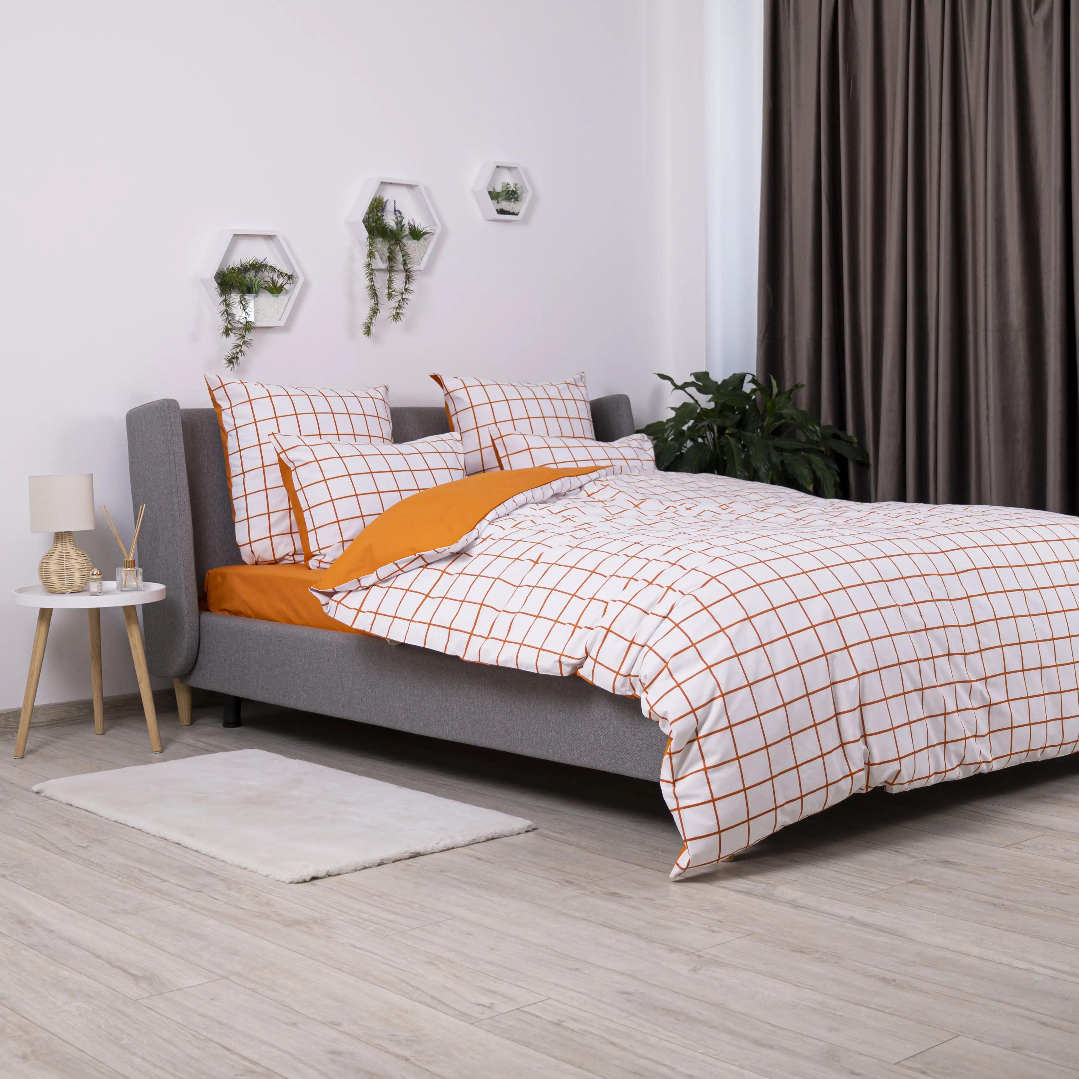 Постільна білизна "ТЕП" Terracotta Check, 70x70, полуторна - Фото 4
