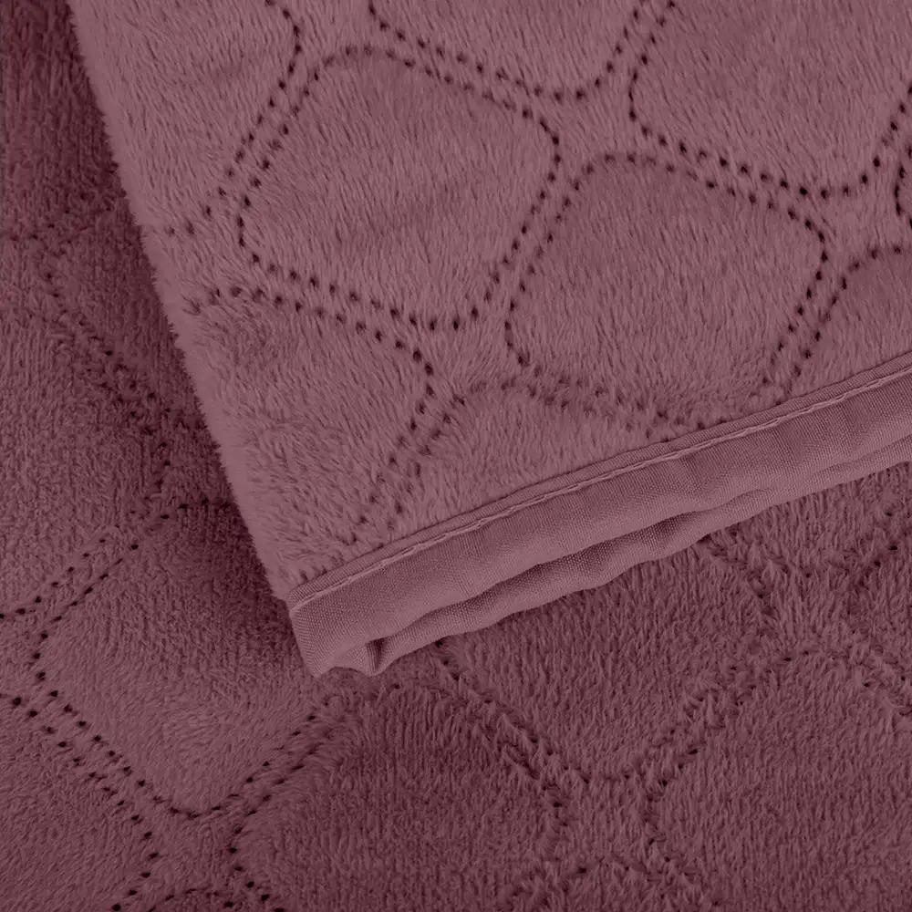 Покривало ТЕП "VELOUR" Mesa rose/Ромб круглий, 150x210 - Фото 6