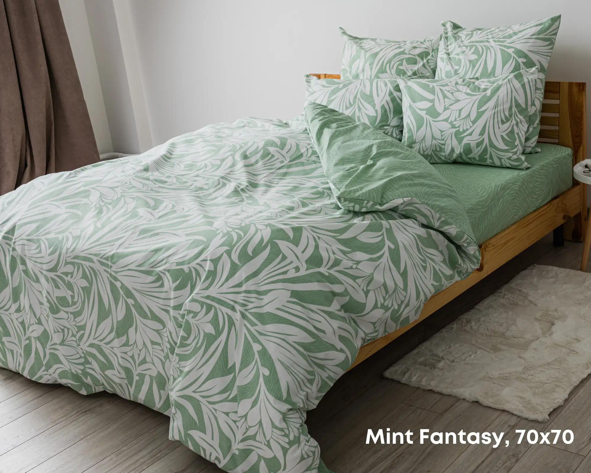 Постільна білизна ТЕП "Soft dreams" Mint Fantasy, 70x70, полуторна - Фото 2