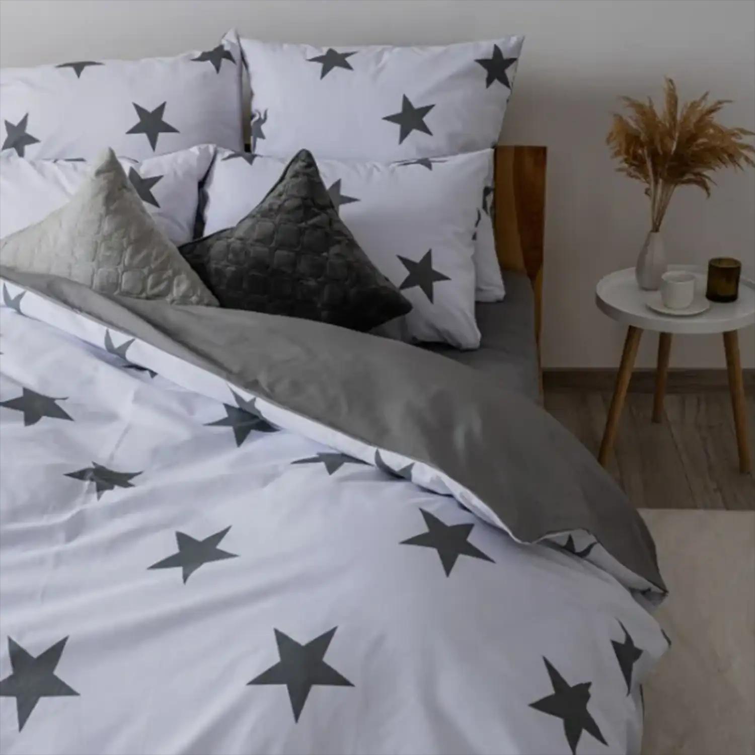 Постільна білизна ТЕП "Soft dreams" Morning Star Grey, 70x70, полуторна - Фото 4