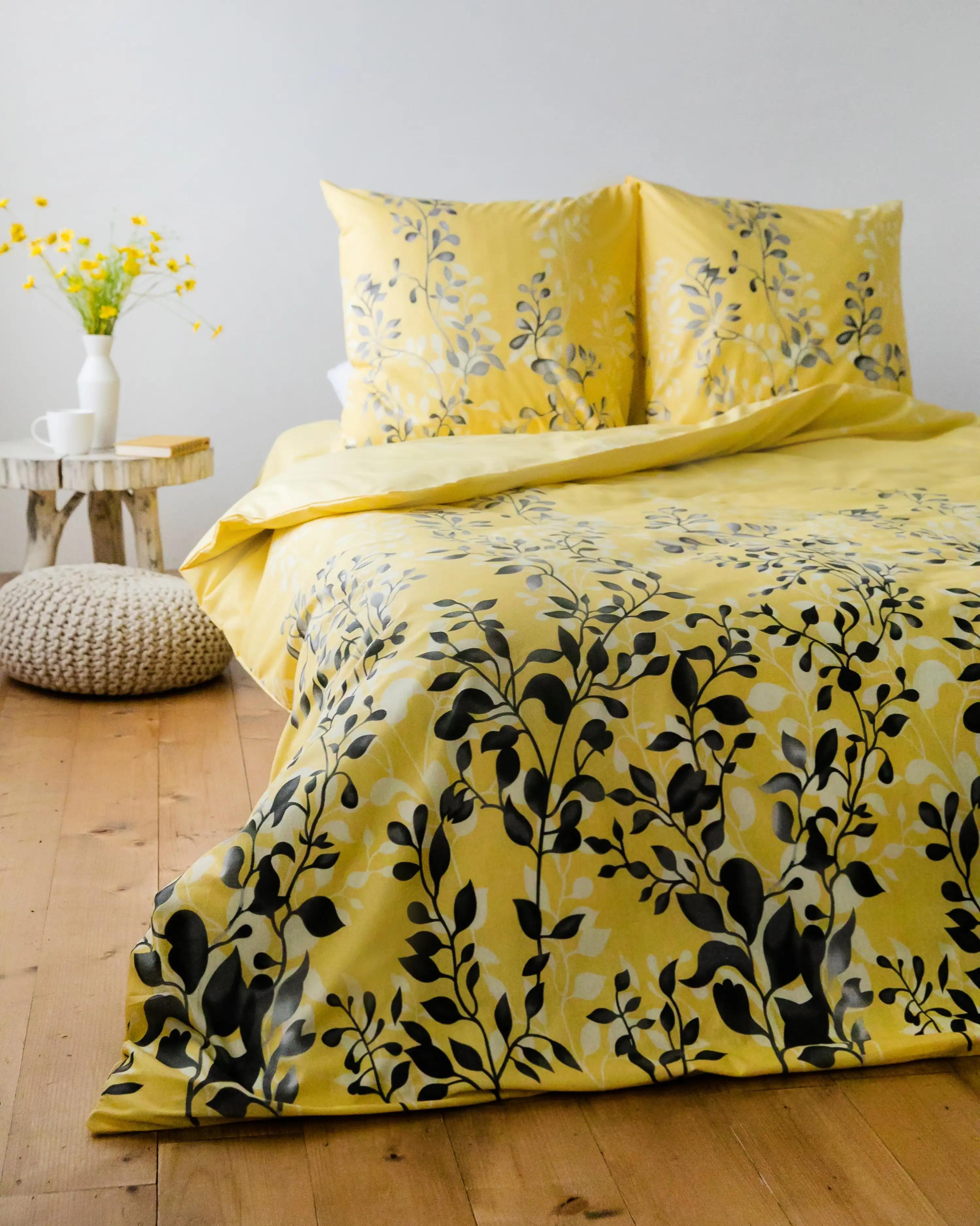 Постільна білизна ТЕП "Everyday collection" Black and Yellow, 70х70, полуторна - Фото 2
