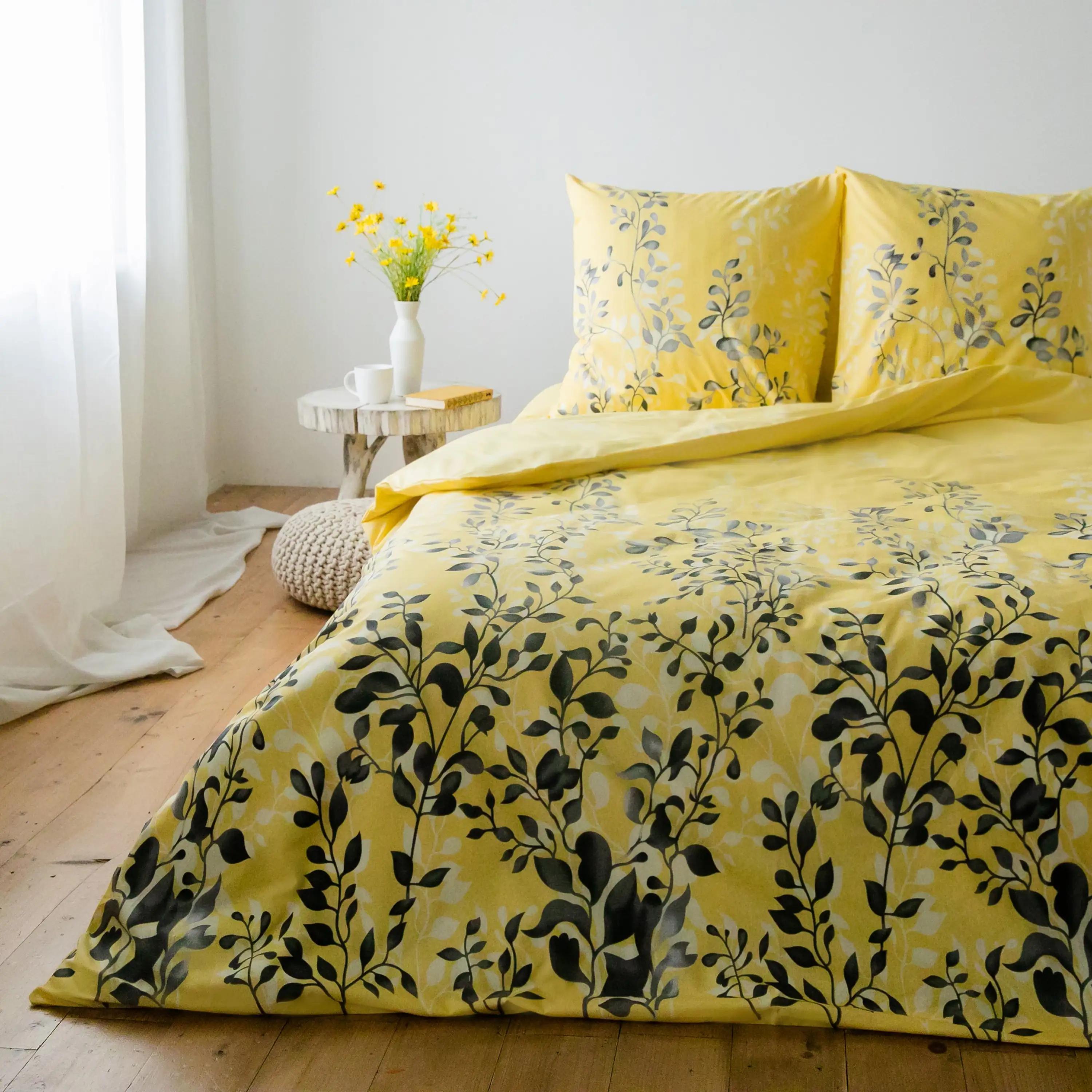 Постільна білизна ТЕП "Everyday collection" Black and Yellow, 70х70, полуторна - Фото 3