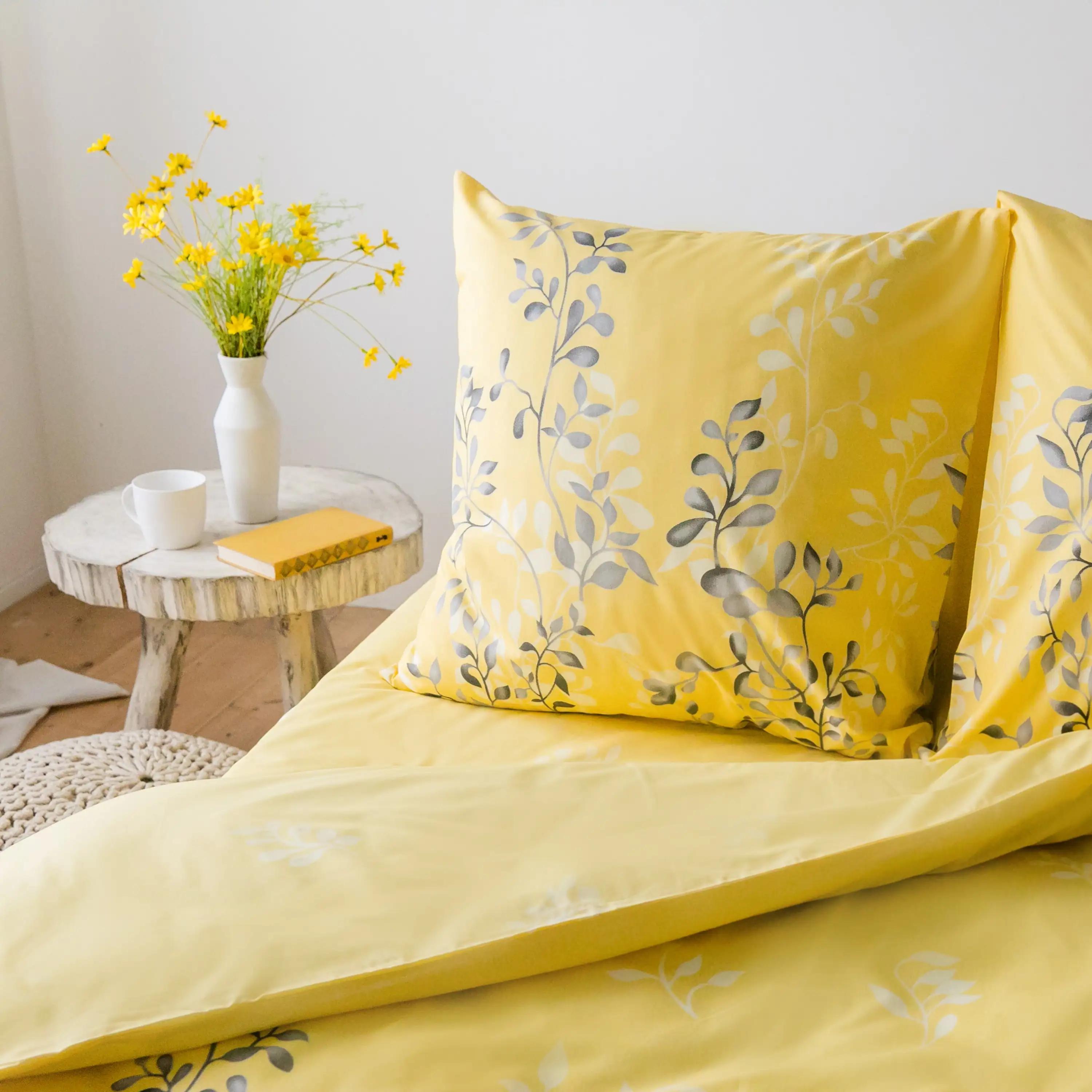 Постільна білизна ТЕП "Everyday collection" Black and Yellow, 70х70, полуторна - Фото 5