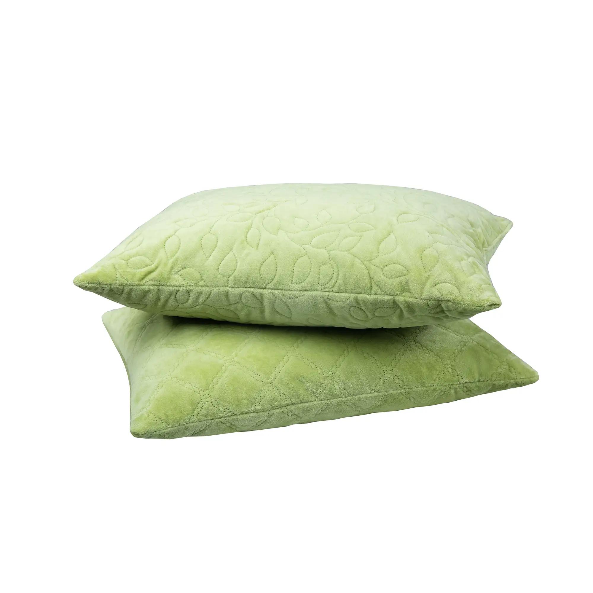 Подушка декоративна "VELOUR" Салатова, 40x40 - Фото 4