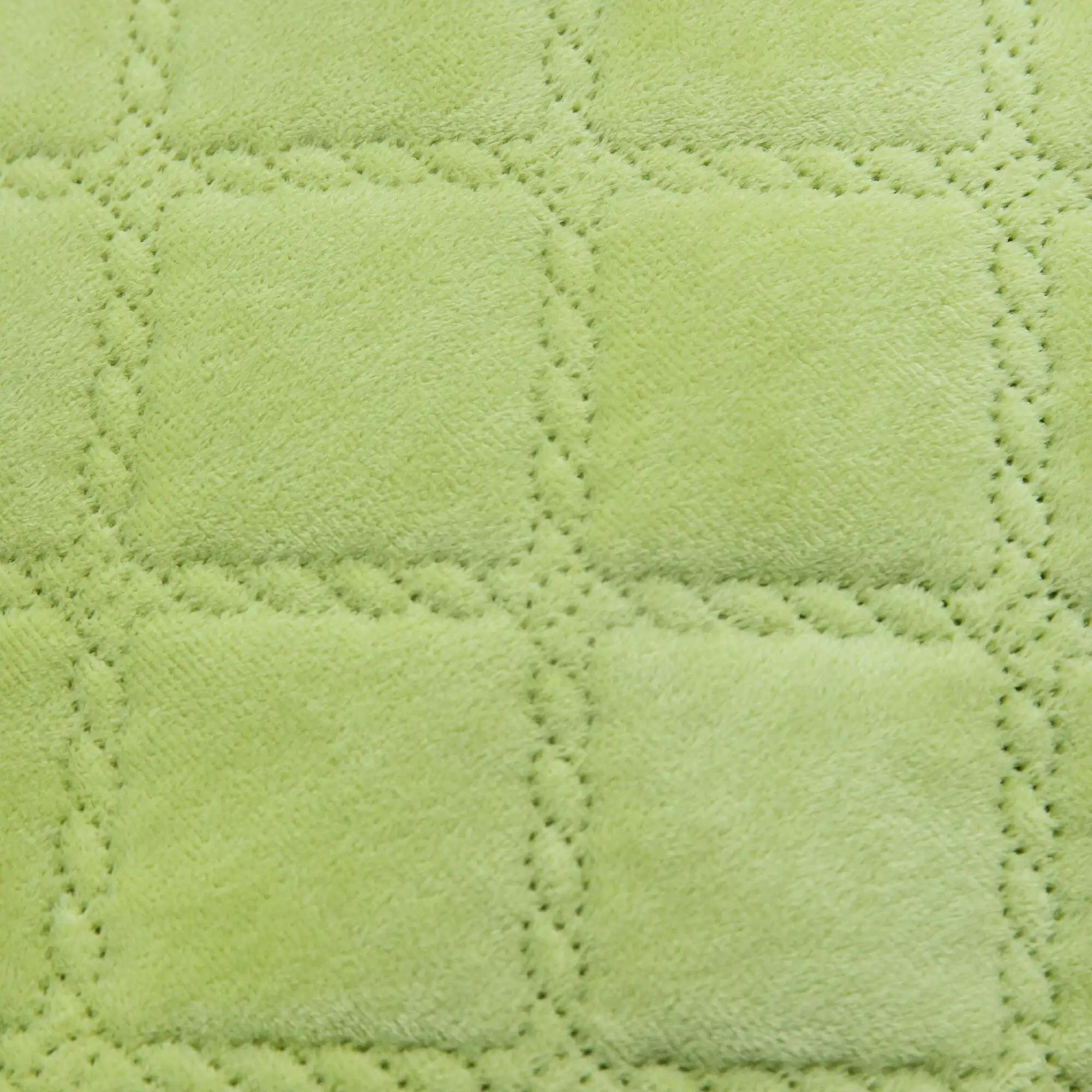 Подушка декоративна "VELOUR" Салатова, 40x40 - Фото 7
