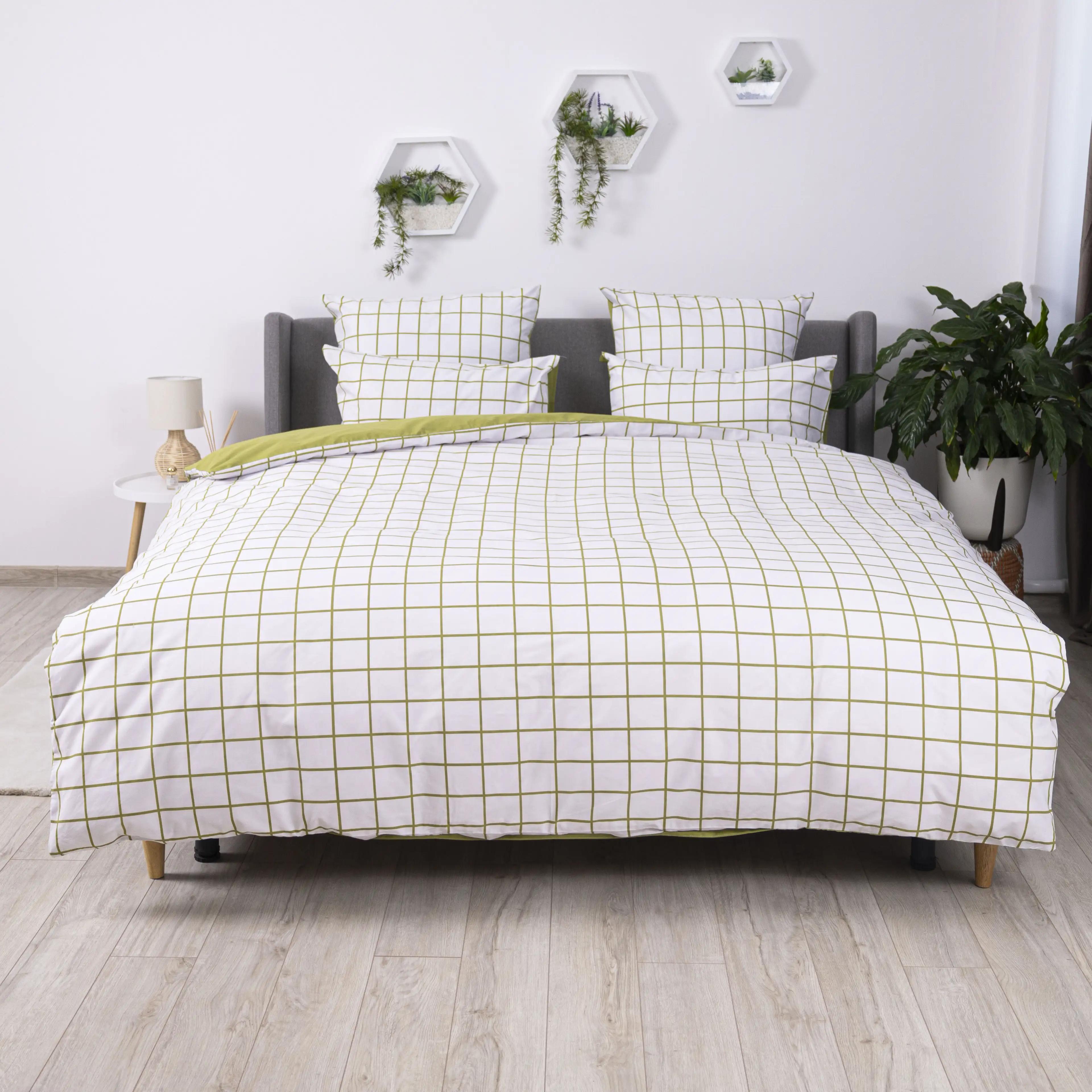 Постільна білизна ТЕП "Happy Sleep" Olive Check, 50x70, полуторна - Фото 2