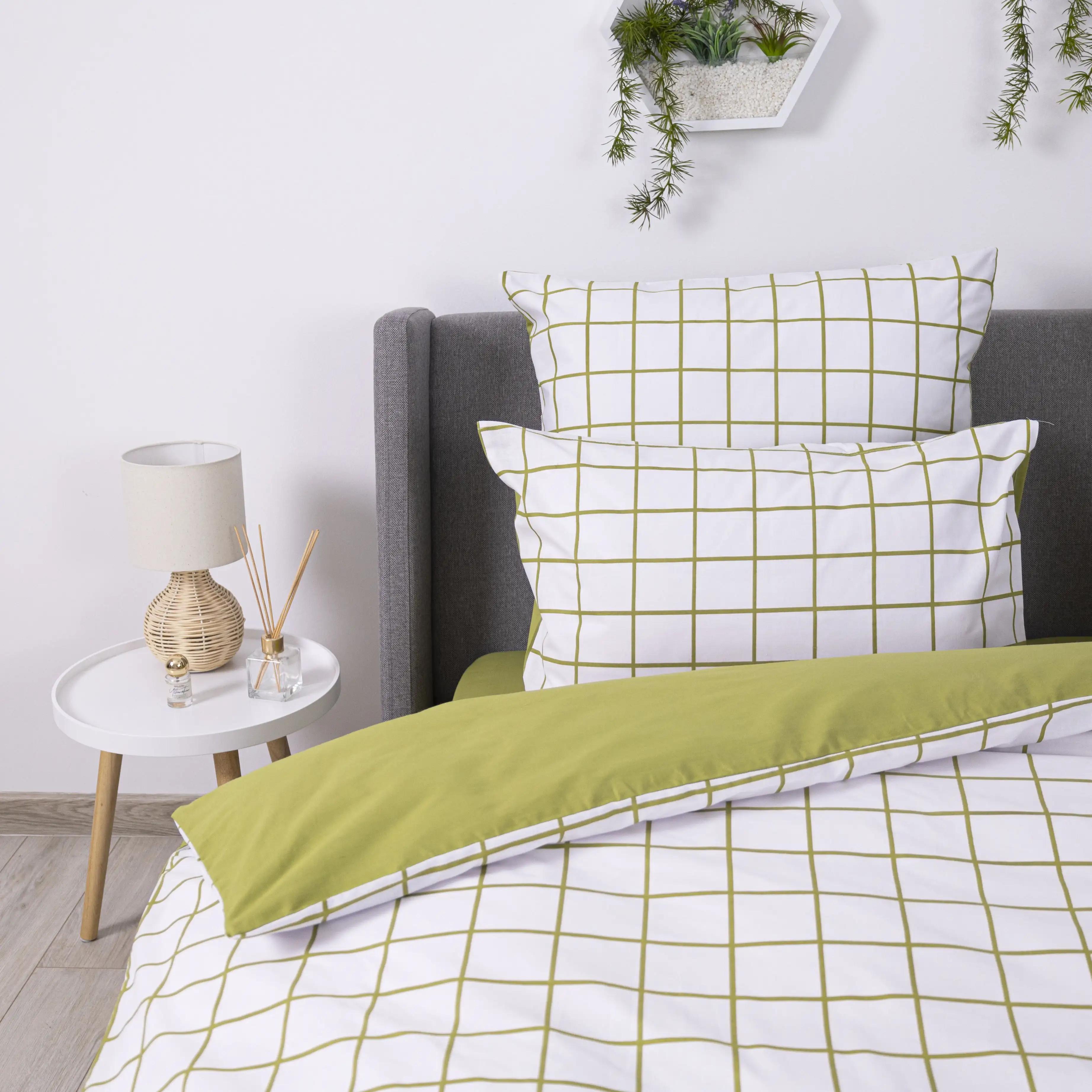 Постільна білизна ТЕП "Happy Sleep" Olive Check, 50x70, полуторна - Фото 5