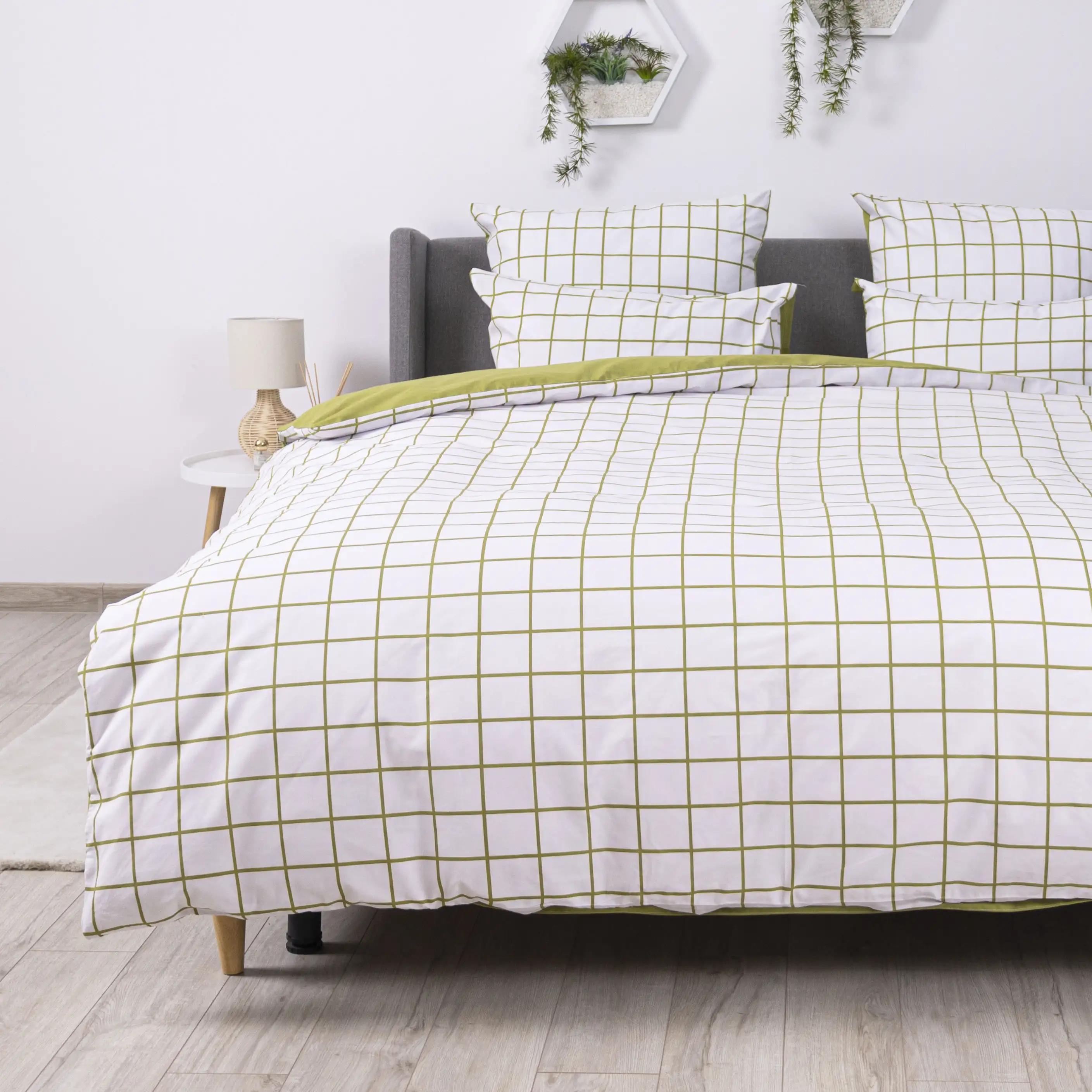 Постільна білизна ТЕП "Happy Sleep" Olive Check, 50x70, полуторна - Фото 6