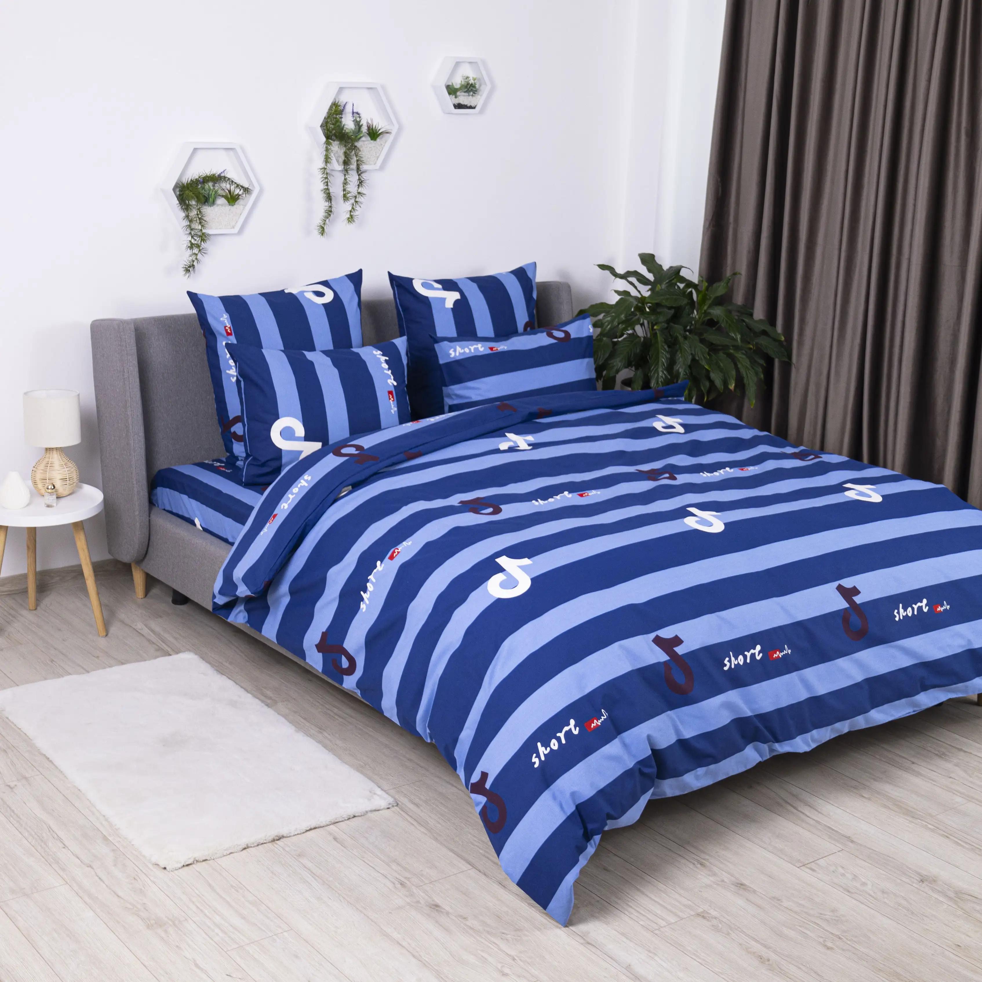 Постільна білизна ТЕП "Soft dreams" Line Blue, 70x70, полуторна - Фото 3