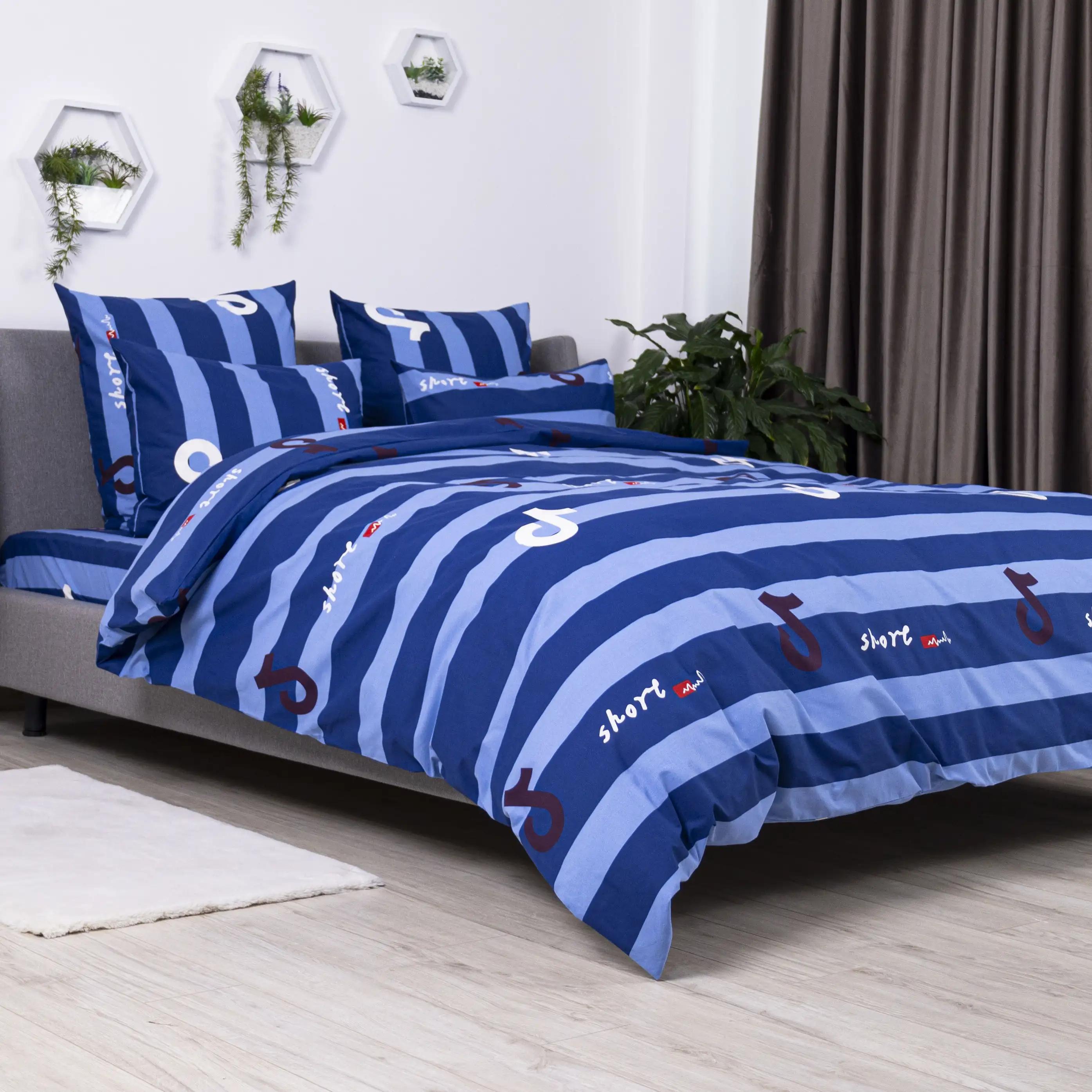 Постільна білизна ТЕП "Soft dreams" Line Blue, 70x70, полуторна - Фото 4