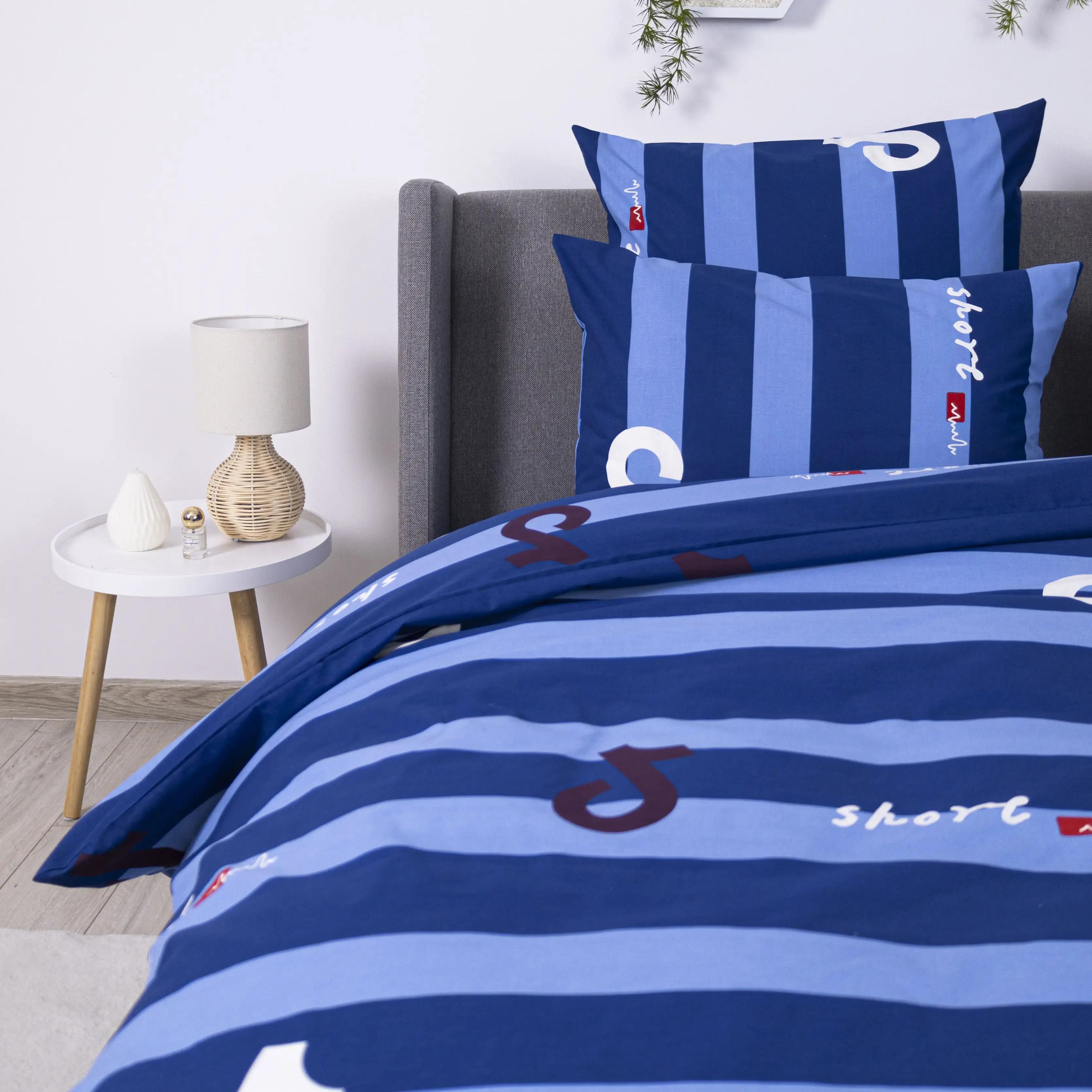 Постільна білизна ТЕП "Soft dreams" Line Blue, 70x70, полуторна - Фото 5