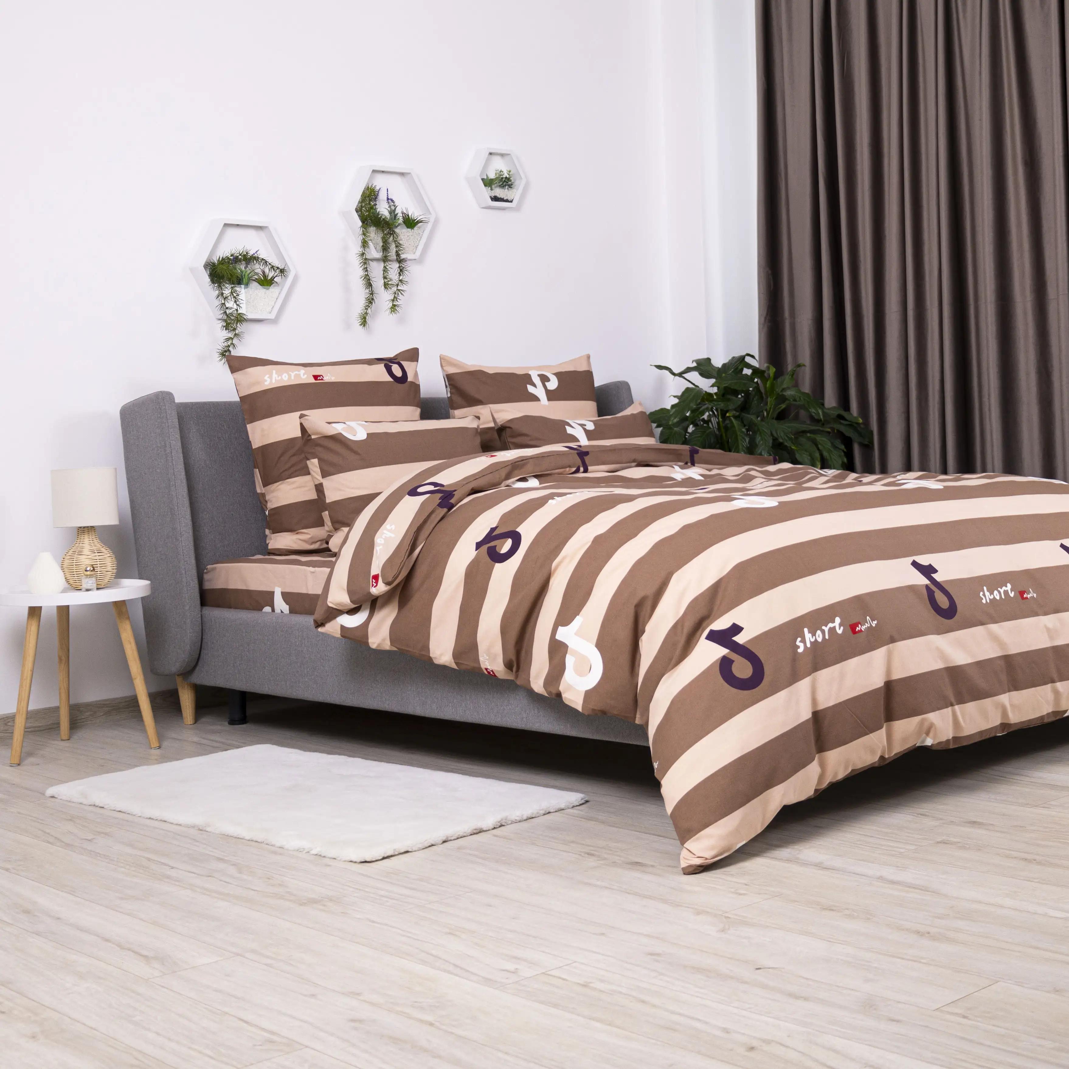 Постільна білизна ТЕП "Soft dreams" Line Brown, 70x70, полуторна - Фото 4