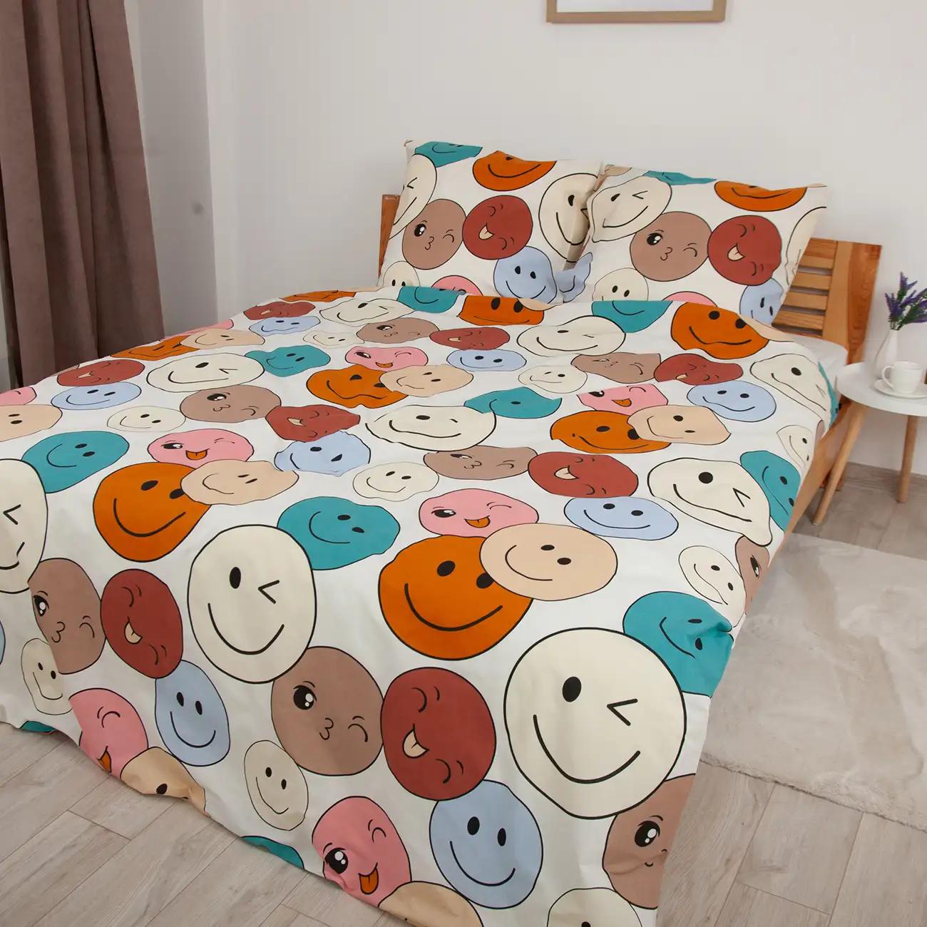 Постільна білизна ТЕП "Happy Sleep Duo" Emojical, полуторна - Фото 3