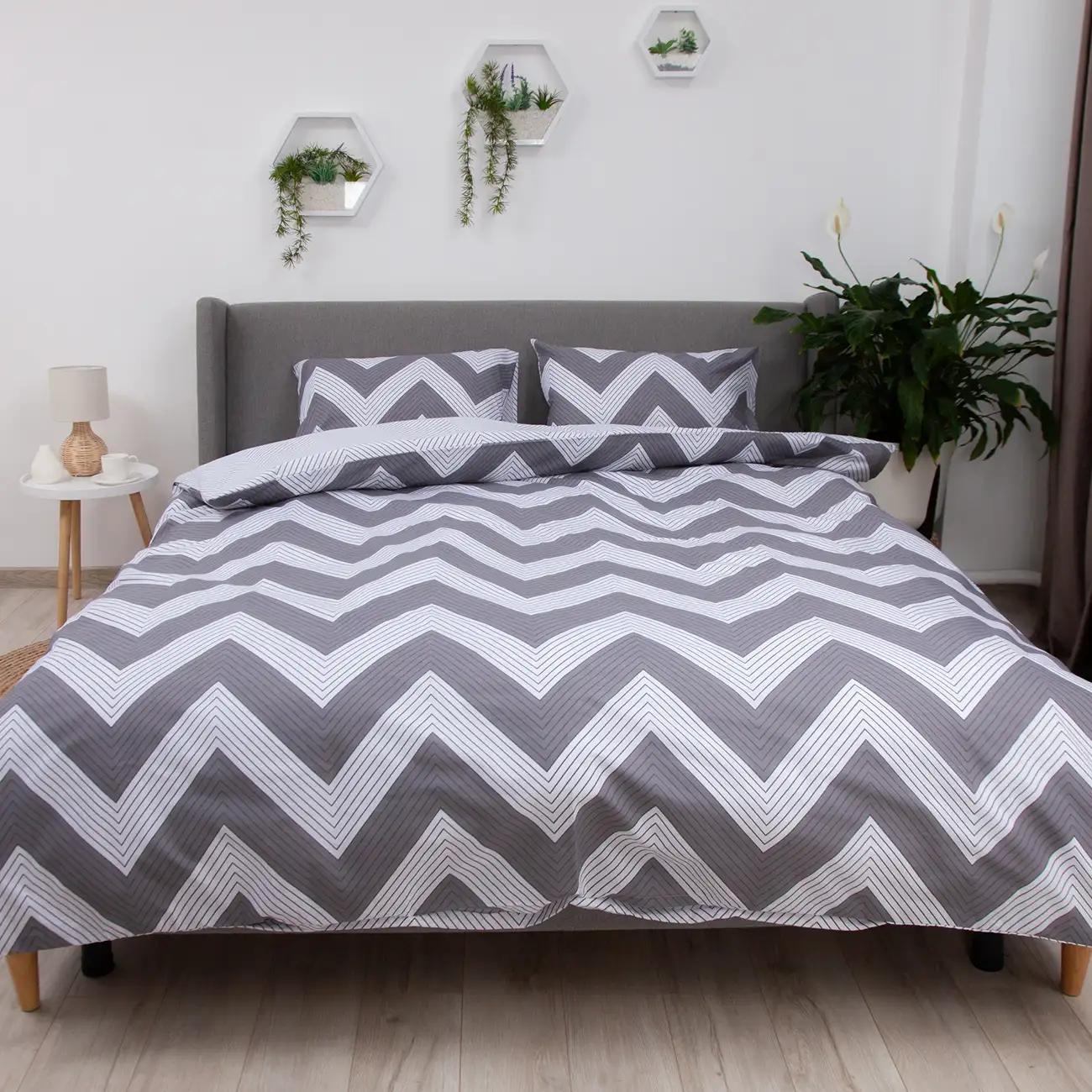 Постільна білизна ТЕП "Happy Sleep" Gray Peak, 50x70, полуторна - Фото 2