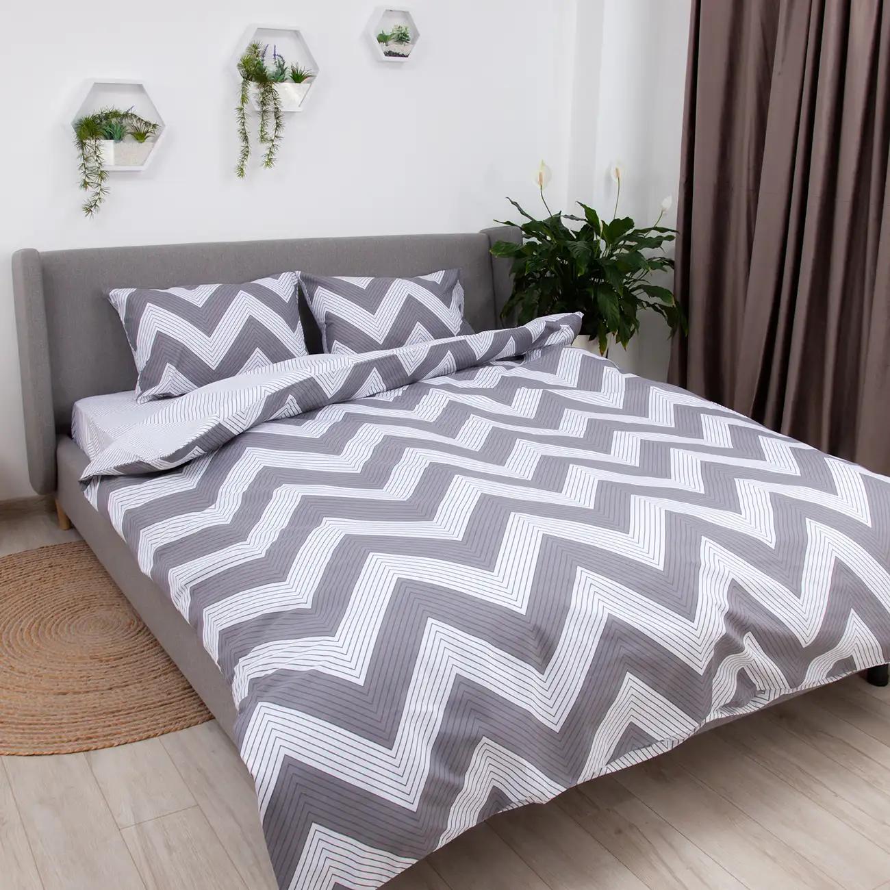 Постільна білизна ТЕП "Happy Sleep" Gray Peak, 50x70, полуторна - Фото 3