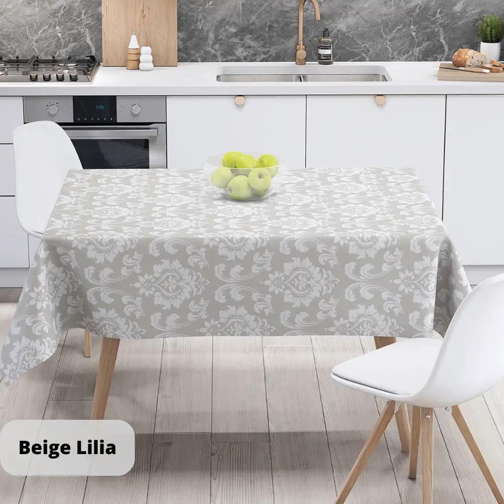 Скатертина "Panama" водовідштовхуюча Beige Lilia