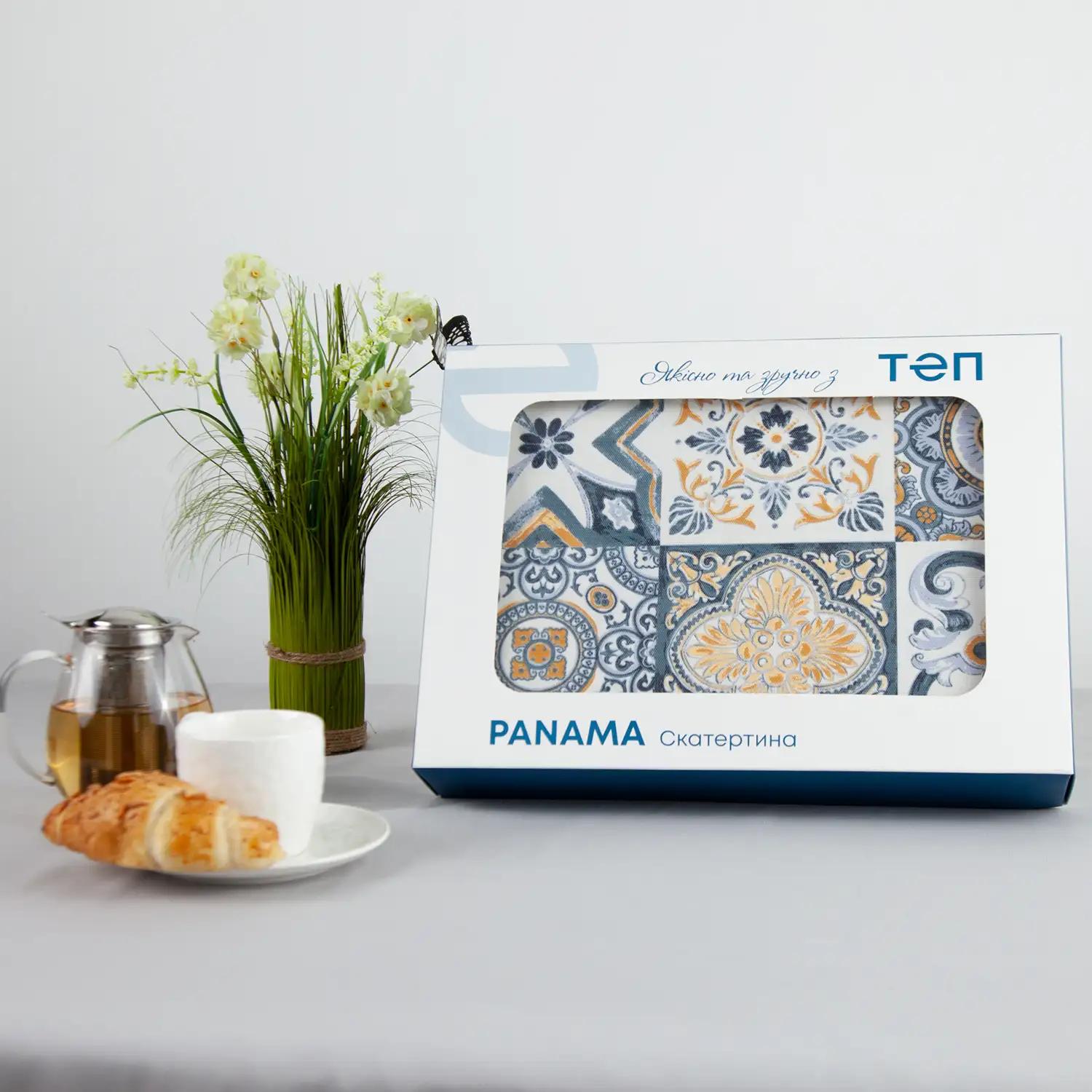 Скатертина "Panama" водовідштовхуюча Blue Provence, 160x200 - Фото 3