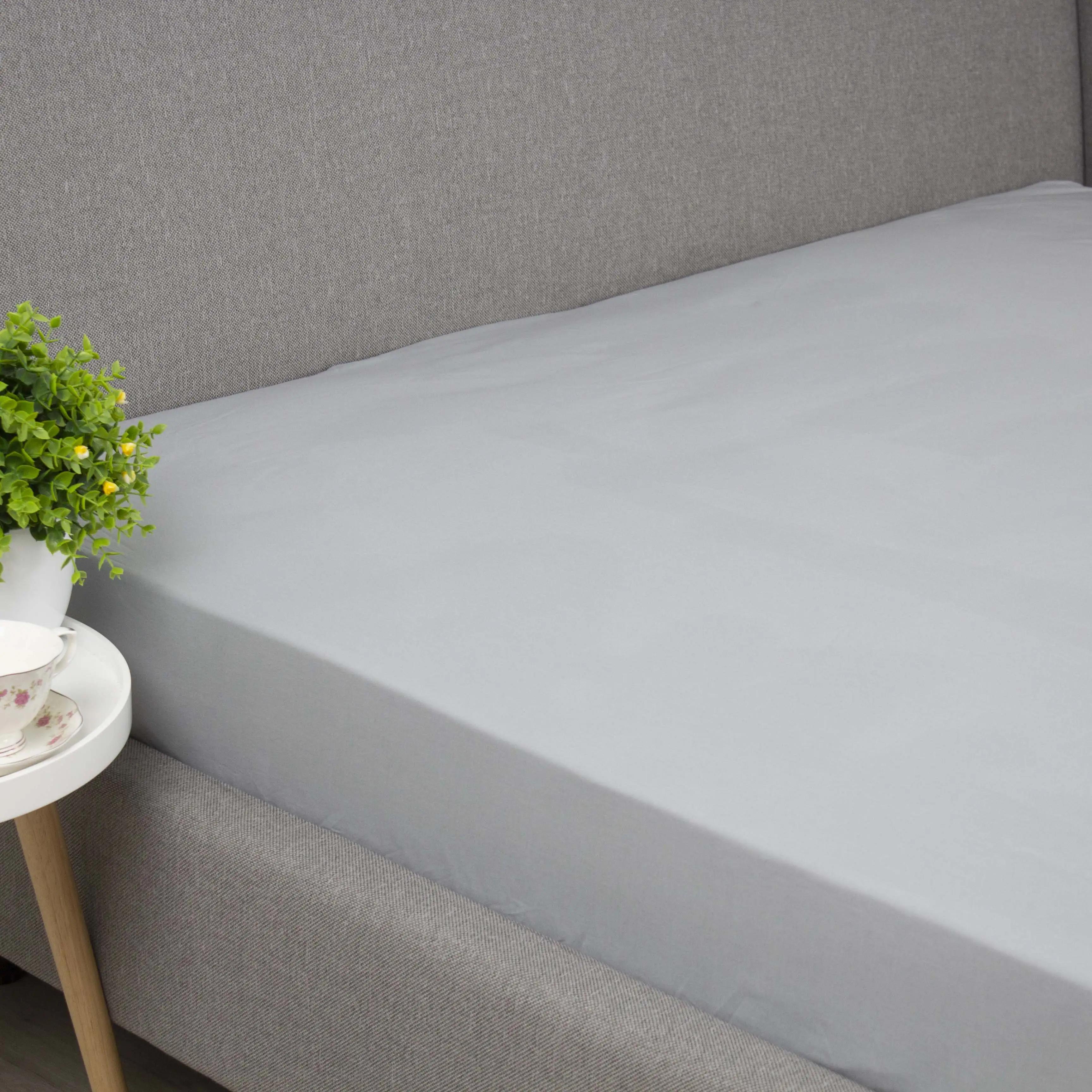 Простирадло "НАТХНЕННЯ" з резинкою Сірий, 90x200 - Фото 4