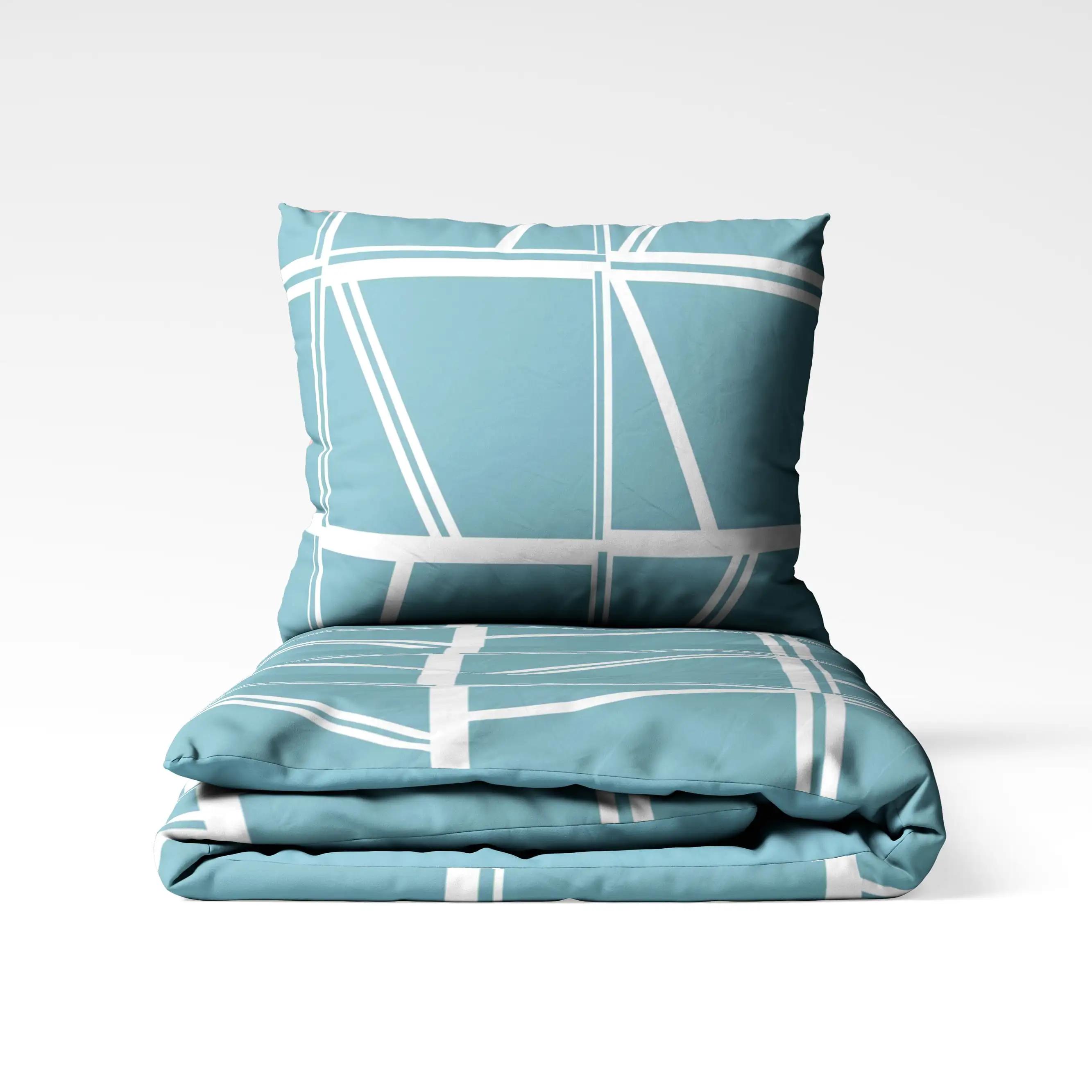 Комплект постільної білизни ТЕП "Happy Sleep" Aqua Grid