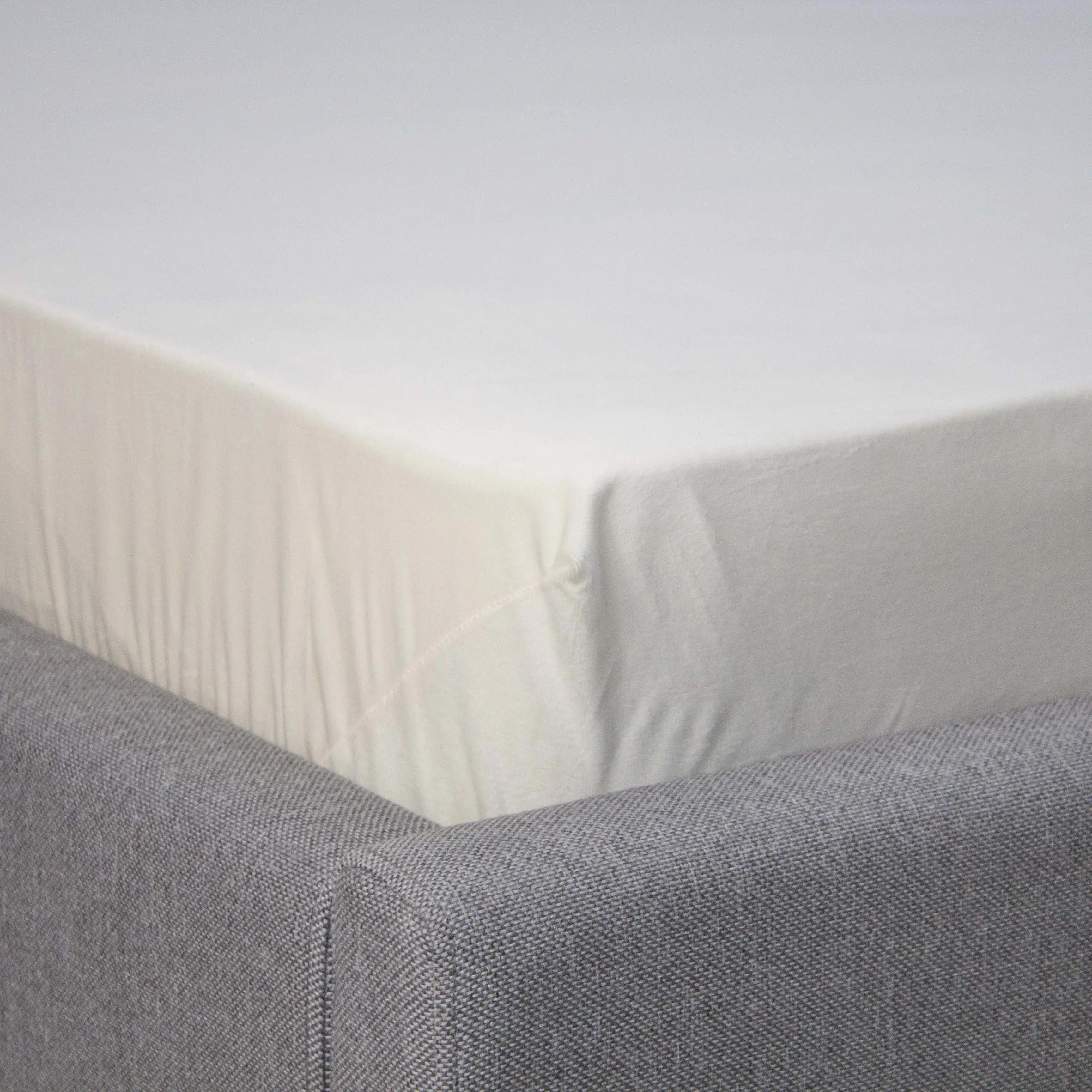 Простирадло ТЕП "VELOUR" з резинкою молочний, 160x200 - Фото 3