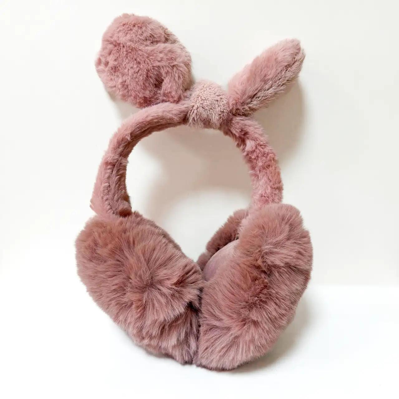 Дитячі навушники ТЕП Cozy Bunny темно-рожеві