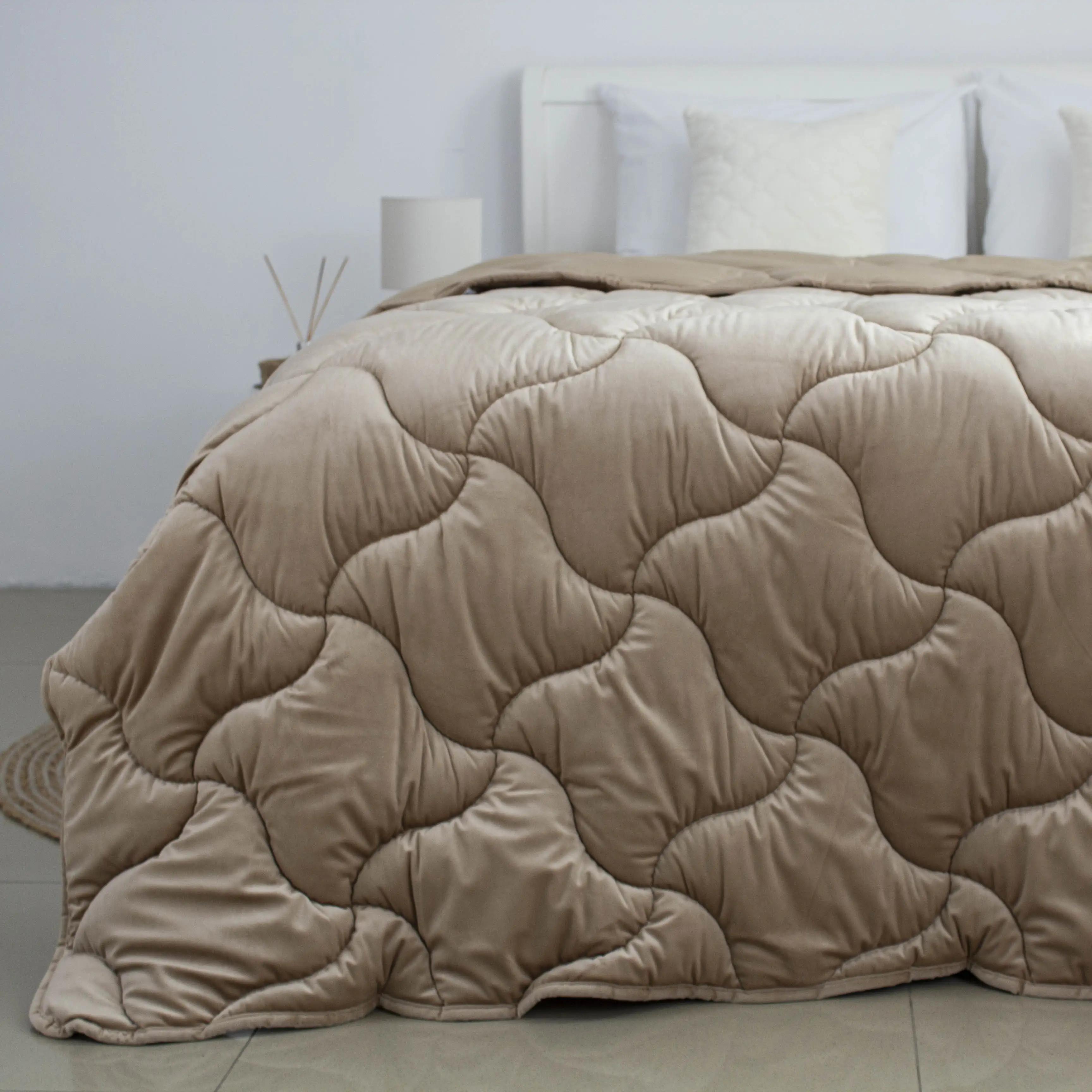 Ковдра ТЕП "VELOUR" Золотий беж, 150x210 - Фото 2