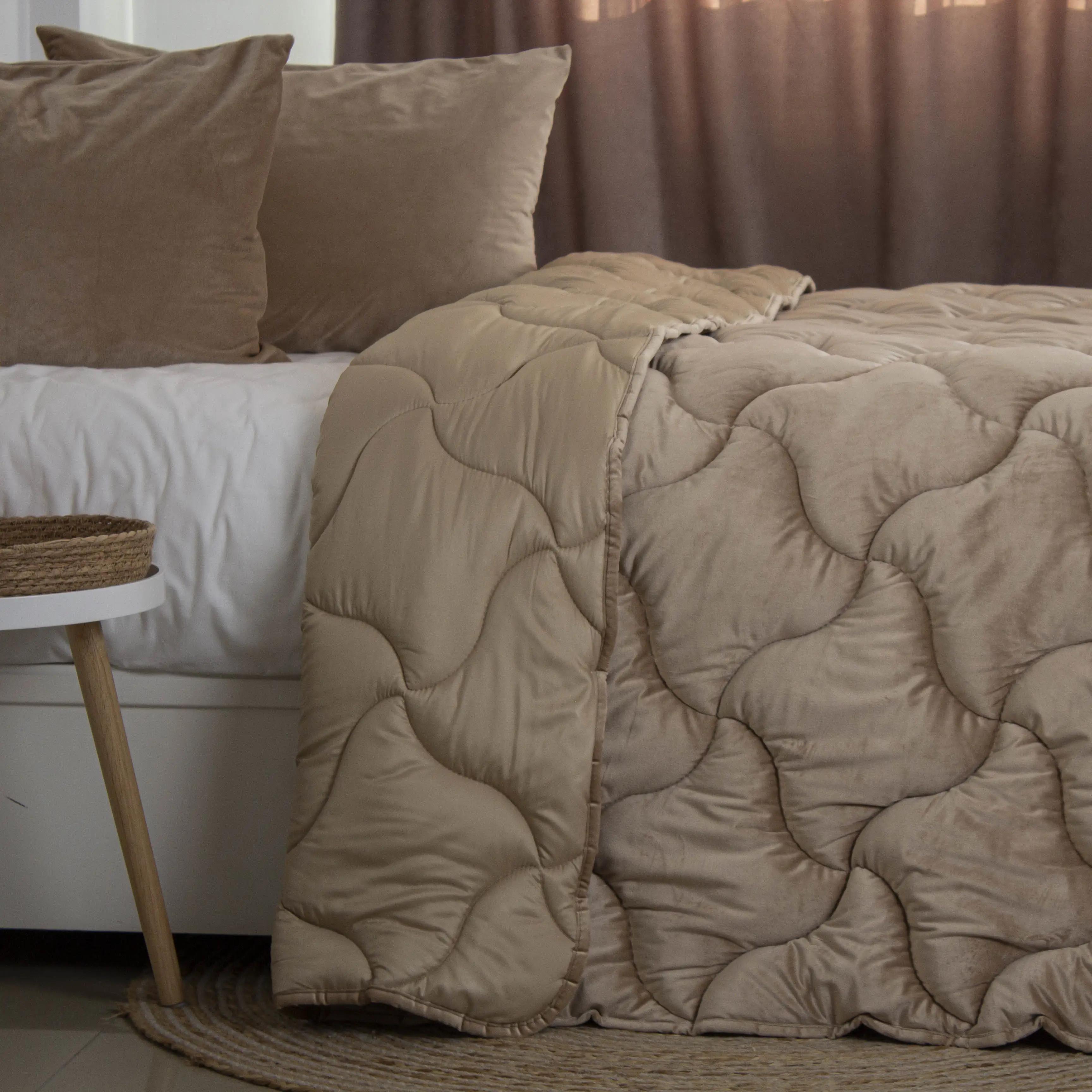 Ковдра ТЕП "VELOUR" Золотий беж, 150x210 - Фото 3