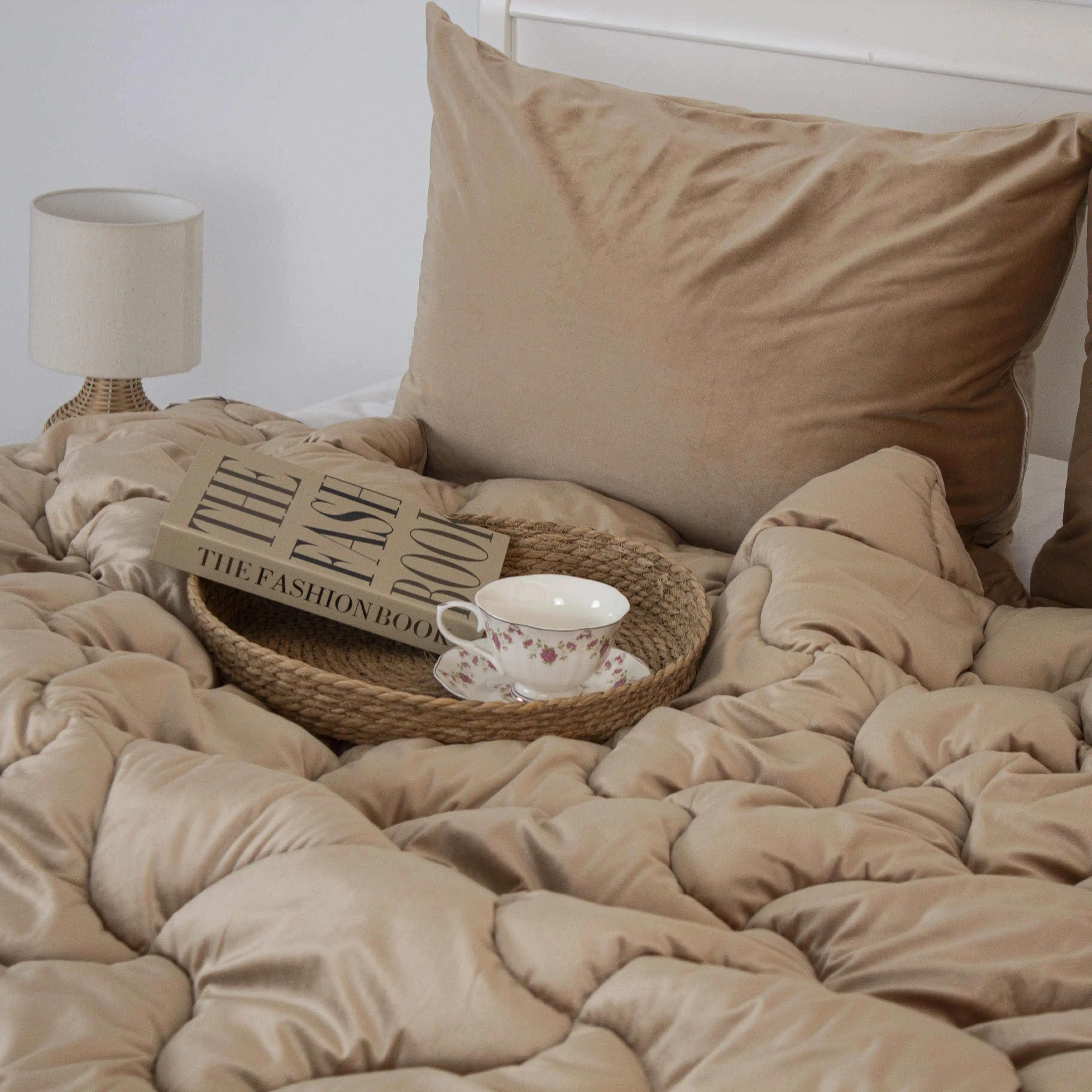 Ковдра ТЕП "VELOUR" Золотий беж, 150x210 - Фото 6