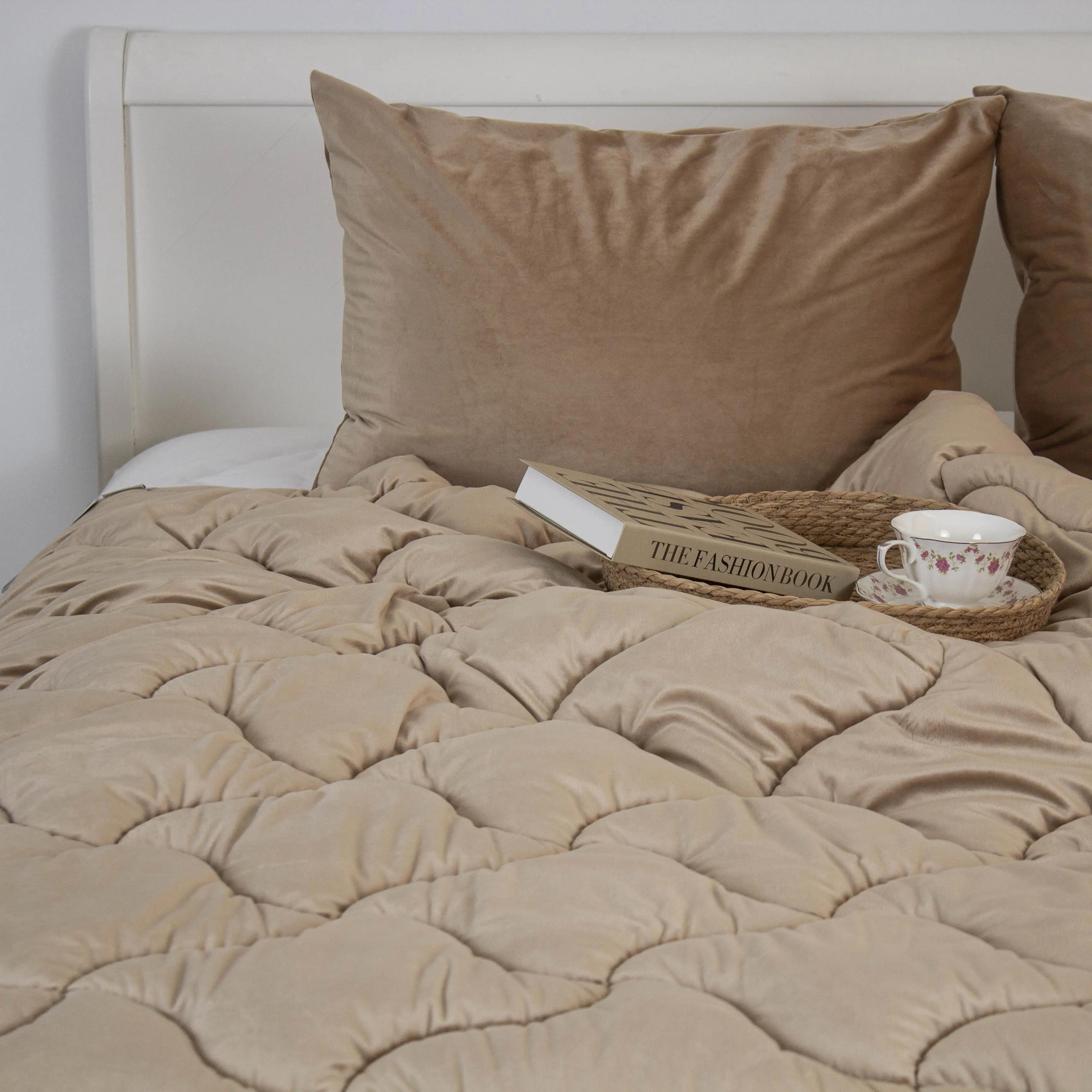 Ковдра ТЕП "VELOUR" Золотий беж, 150x210 - Фото 5