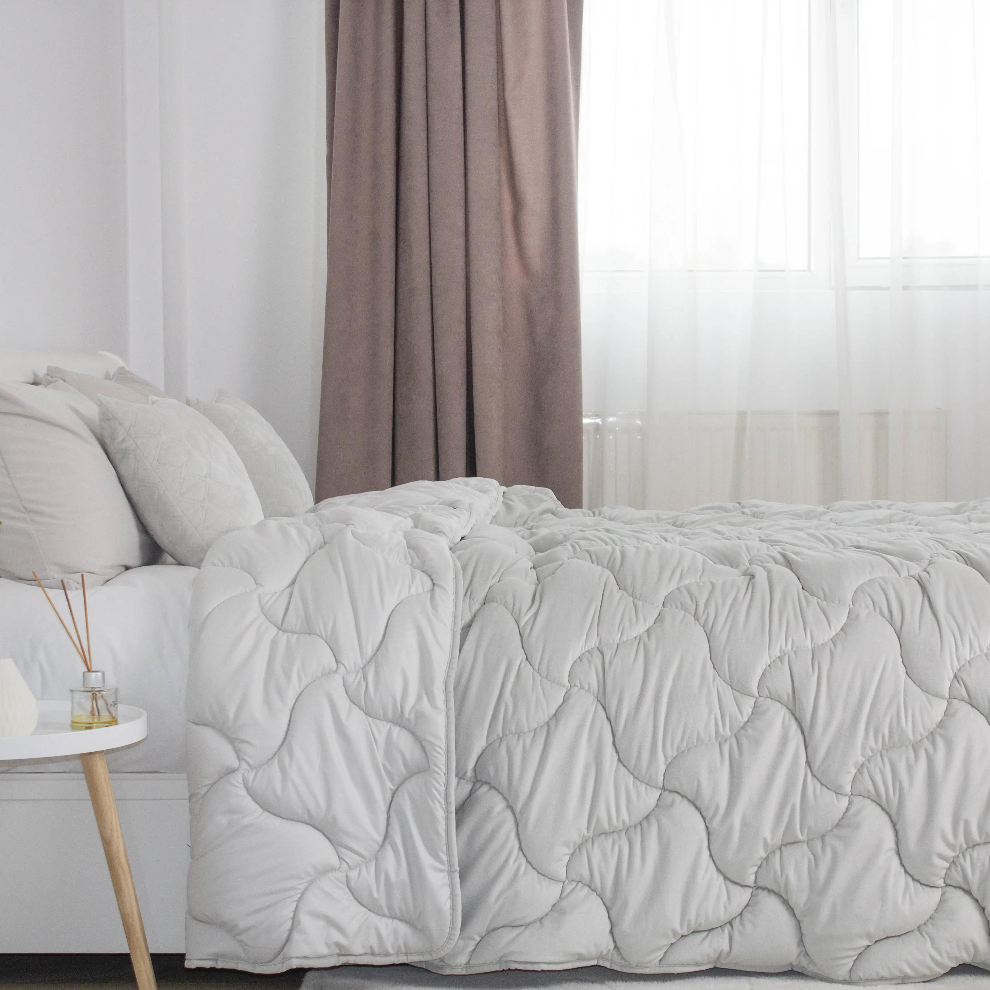 Ковдра ТЕП "VELOUR" Світло - сіра, 150x210 - Фото 4