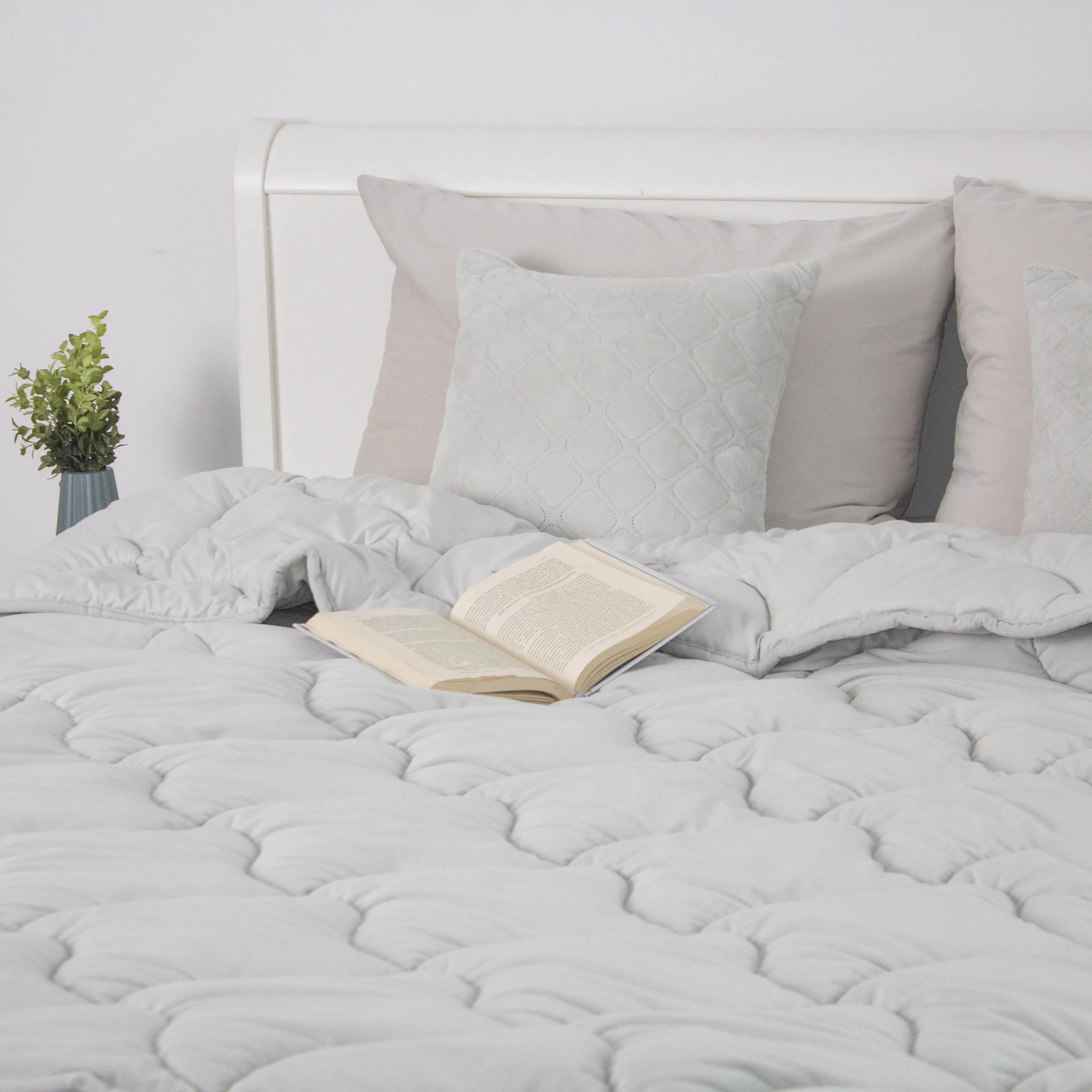 Ковдра ТЕП "VELOUR" Світло - сіра, 150x210 - Фото 6