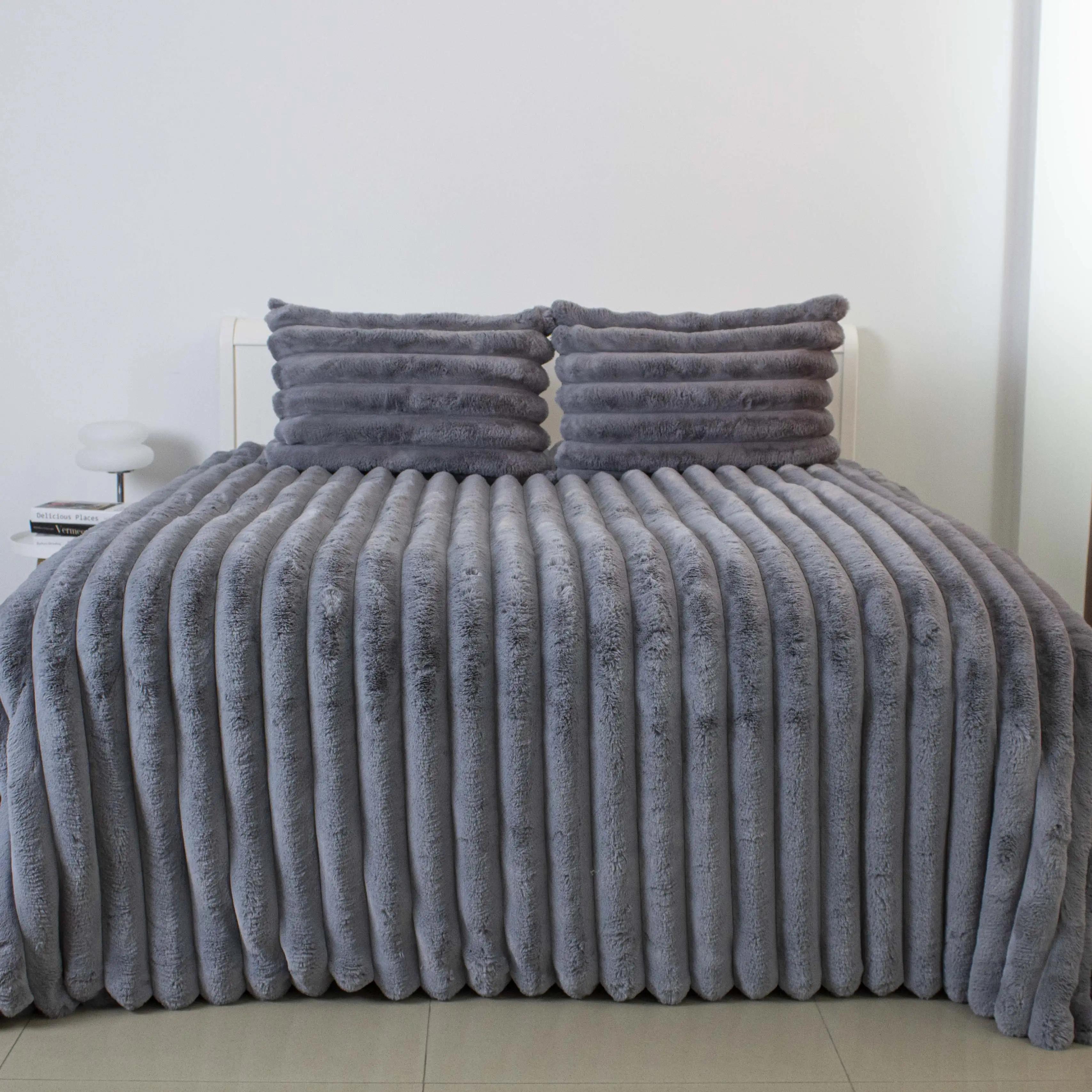 Покривало ТЕП "PLUSH BLISS" сіре