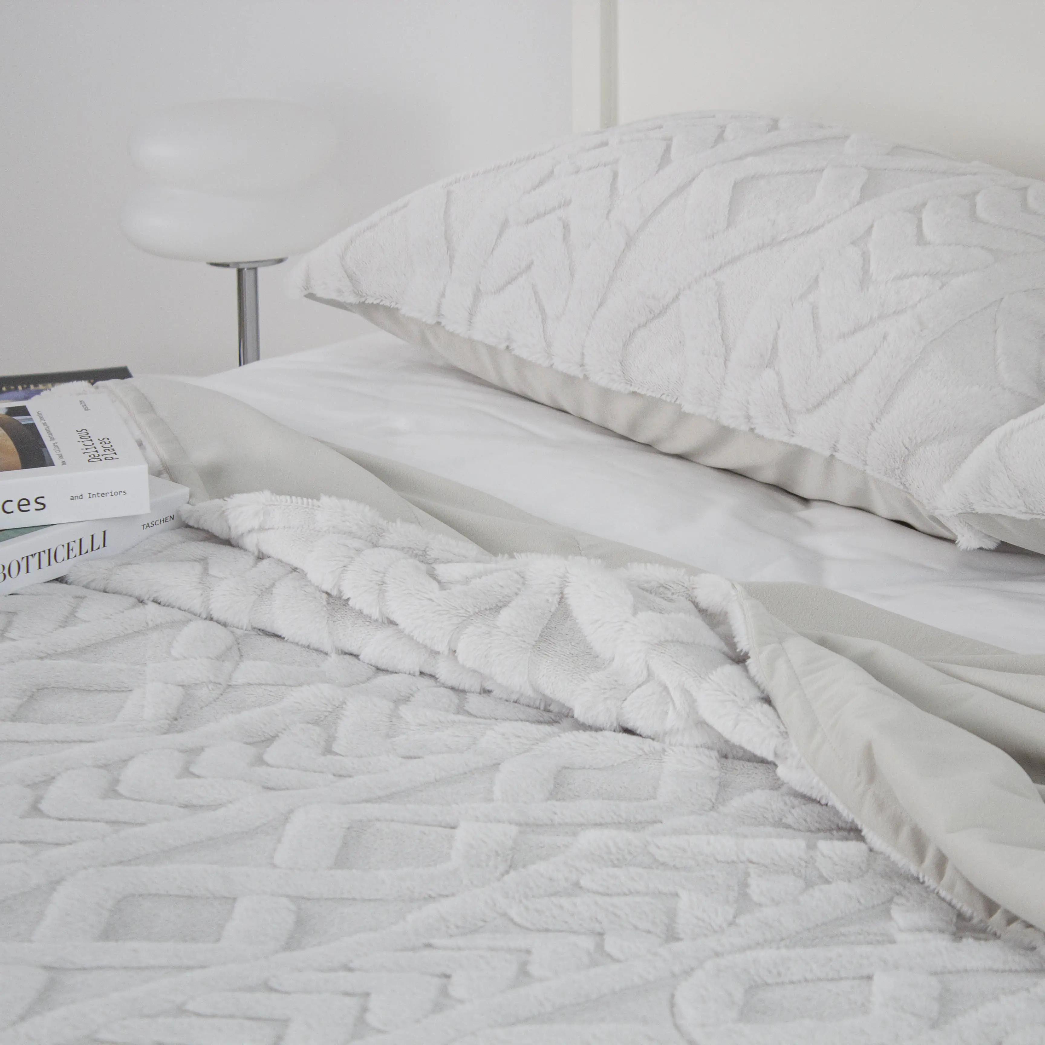 Покривало ТЕП "SOFT ANGORA" сіре, 240x260 - Фото 6