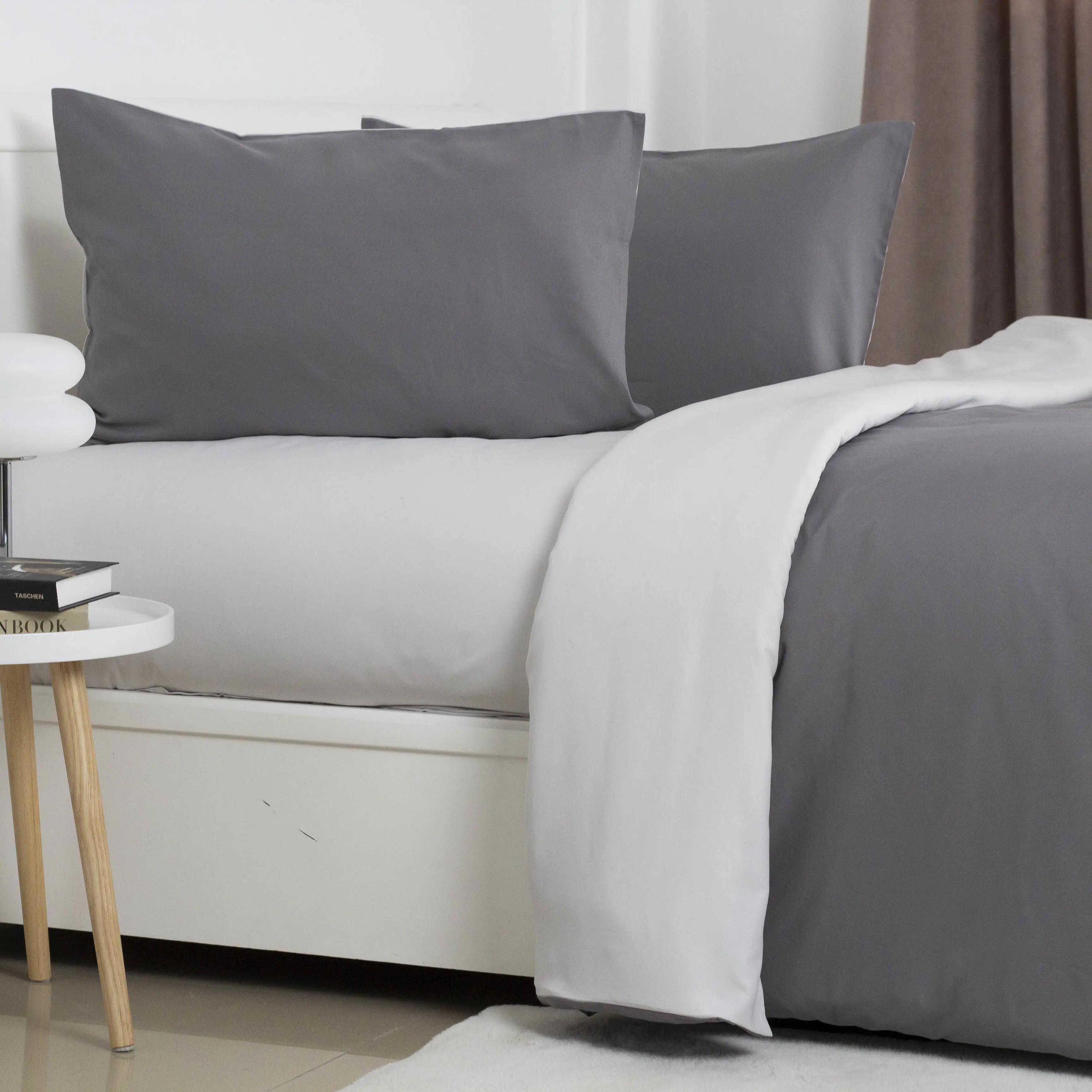 Комплект постільної білизни Melluna Touch Grey, полуторна - Фото 2