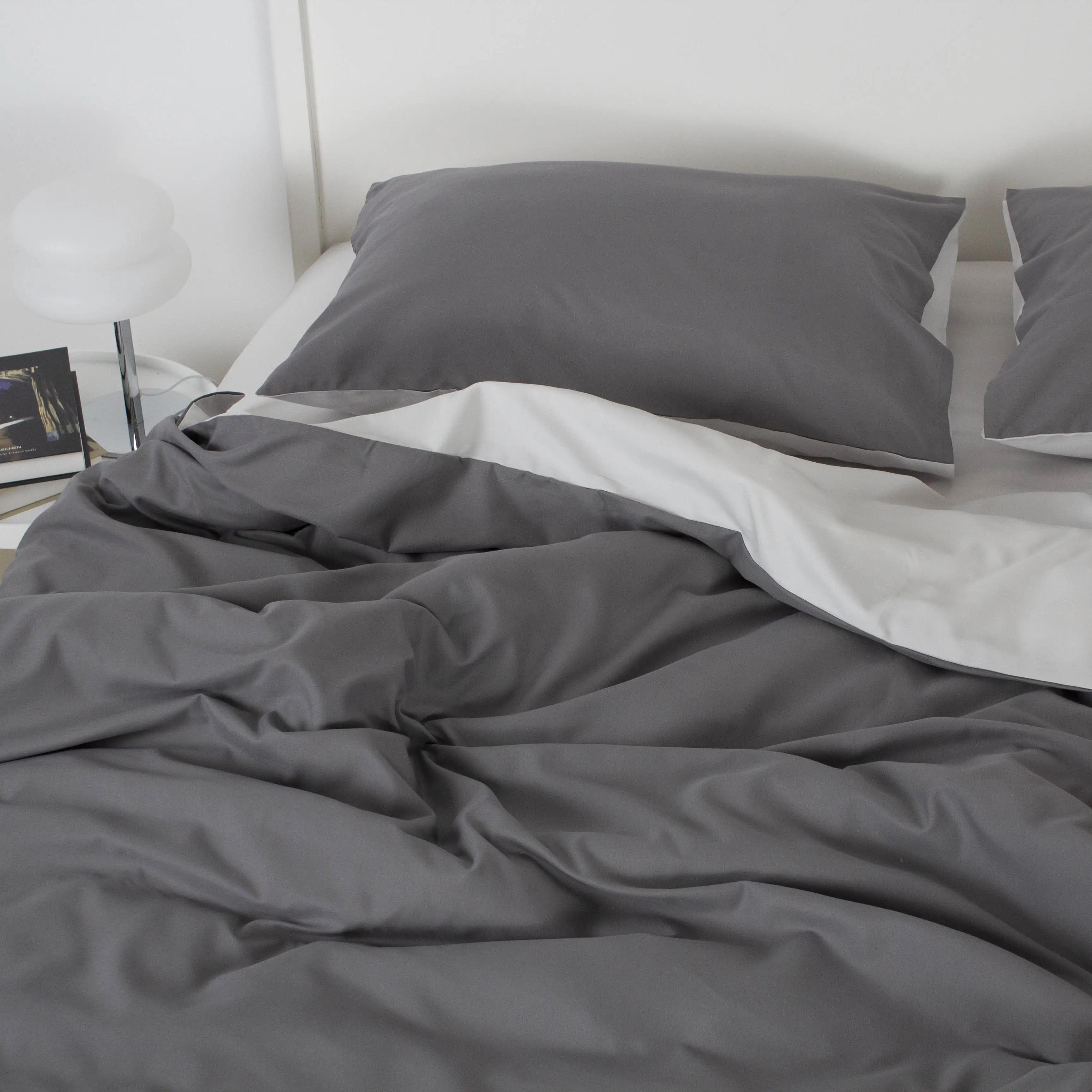 Комплект постільної білизни Melluna Touch Grey, полуторна - Фото 4