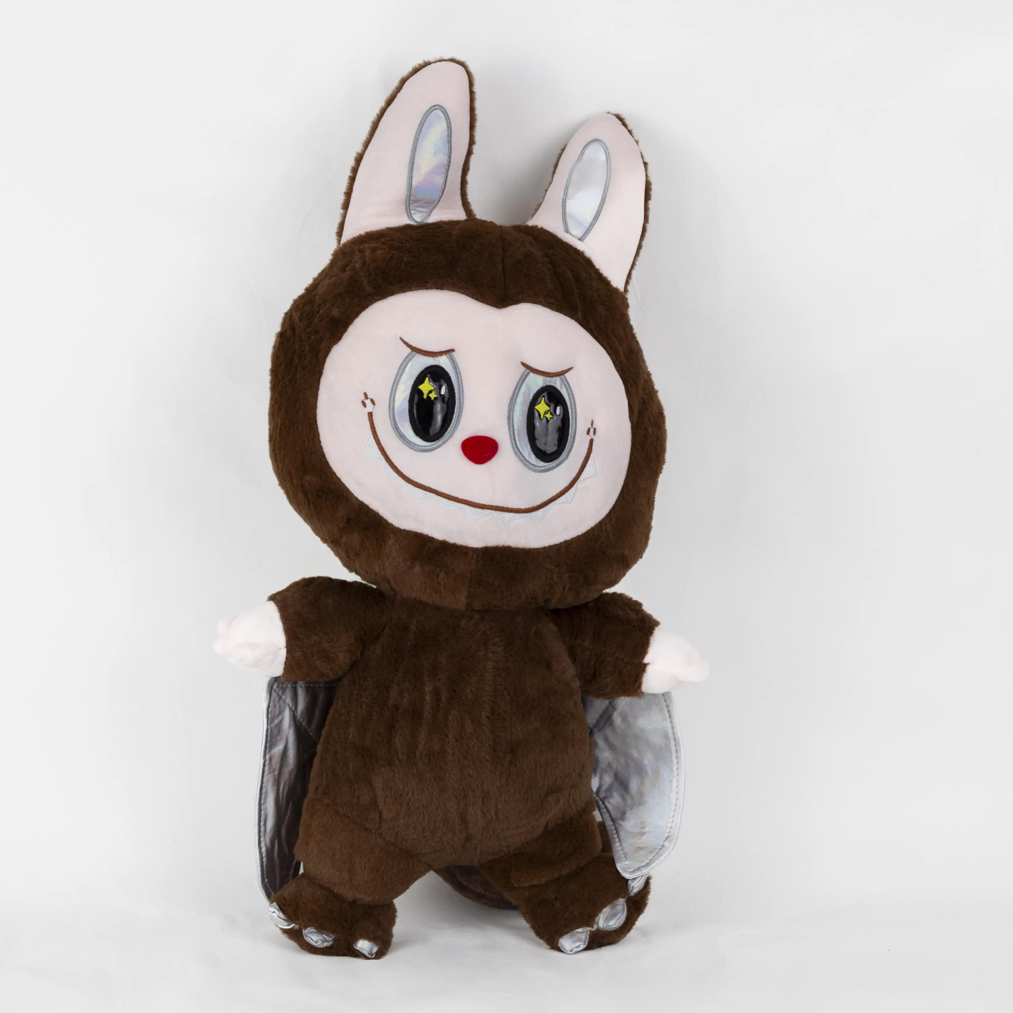 Подушка-іграшка LABUBU Brown Dragon з пледом — Brown Dragon Functional Warm Set