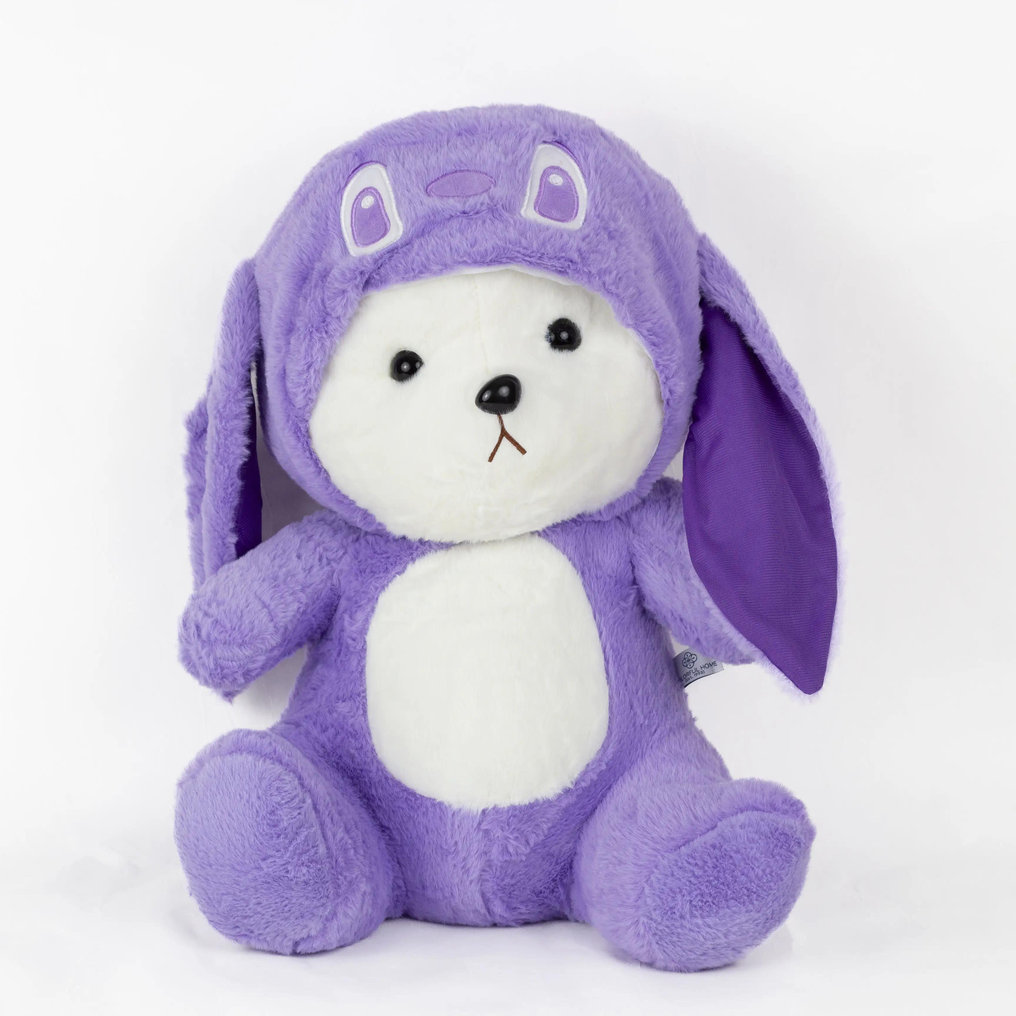 М'яка іграшка Ведмедик Тедді в костюмі Ангел з пледом — Angel Teddy Functional Warm Set