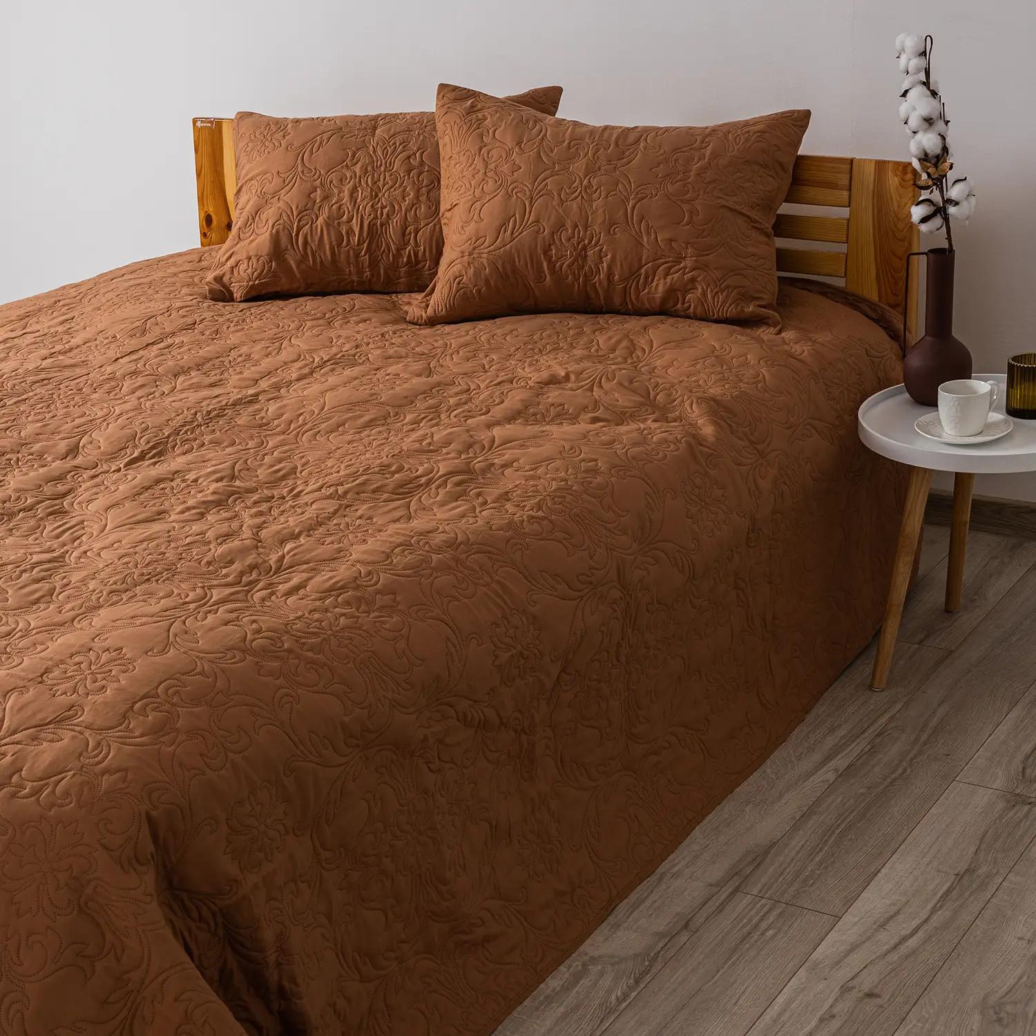 Покривало ТЕП "VINTAGE" 1 наволочка 50*70 см Кофейне/Аравійська ніч