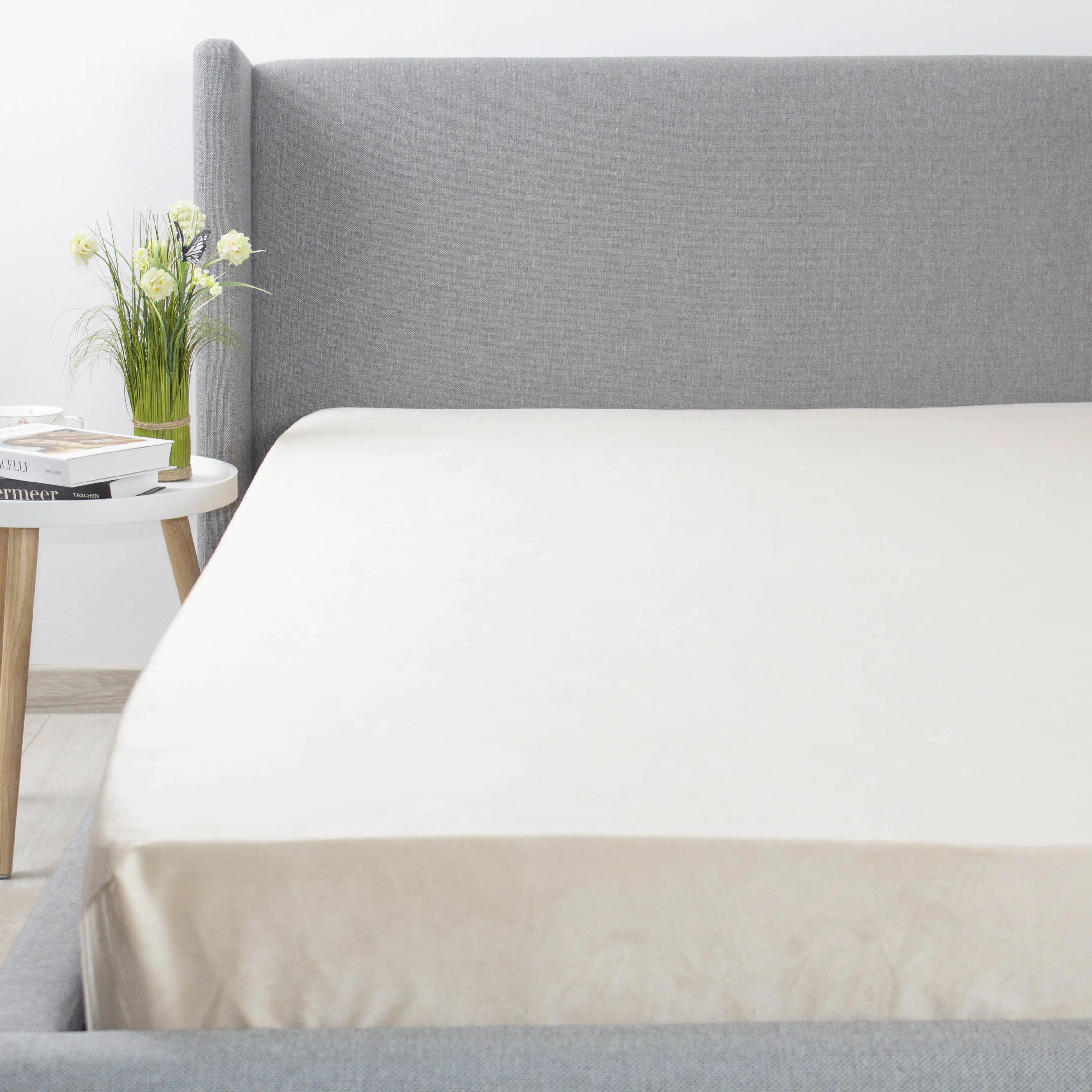 Простирадло ТЕП "VELOUR" з резинкою бежеве, 160x200 - Фото 2