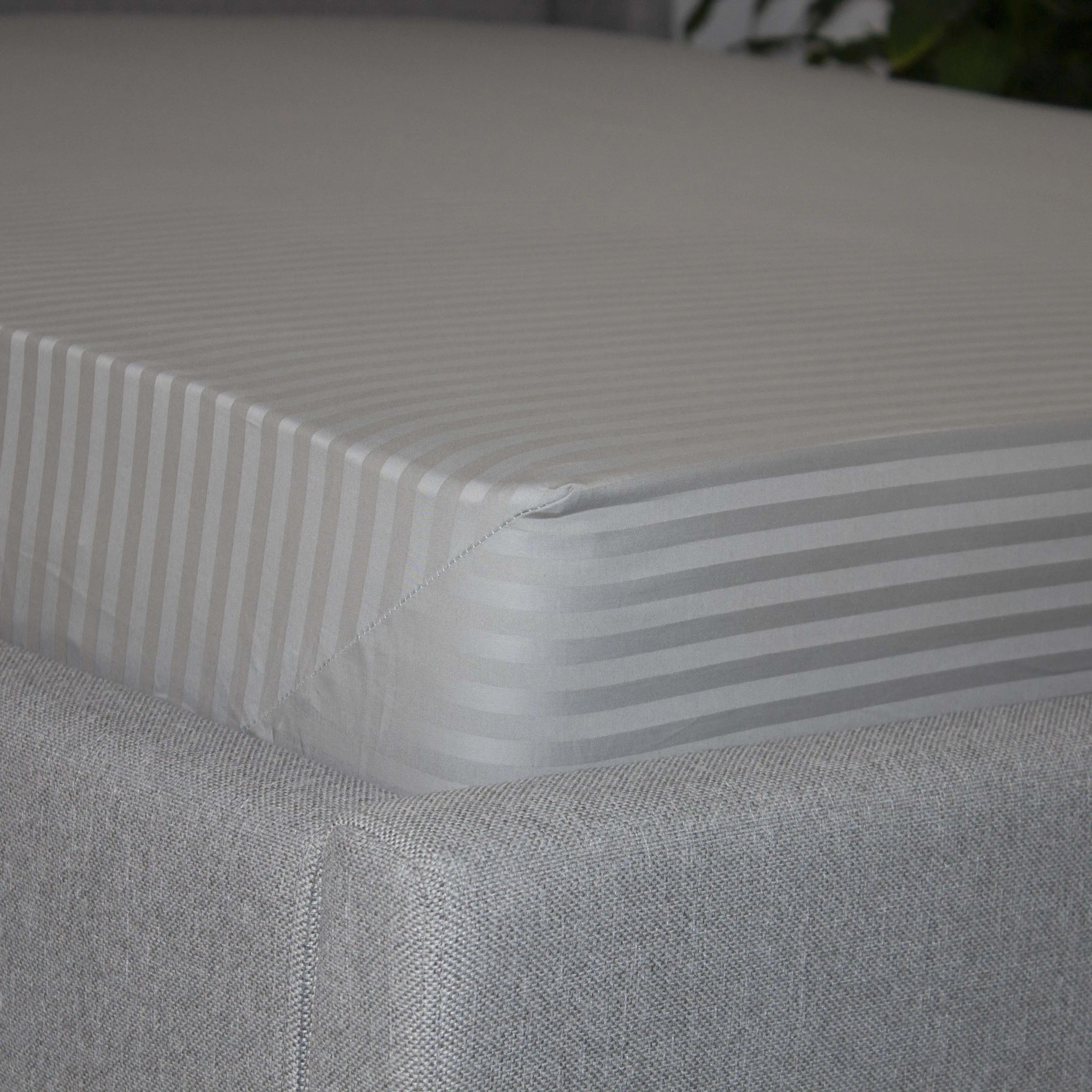 Простирадло "ТЕП" з резинкою сатин Grey, 160x200 - Фото 3