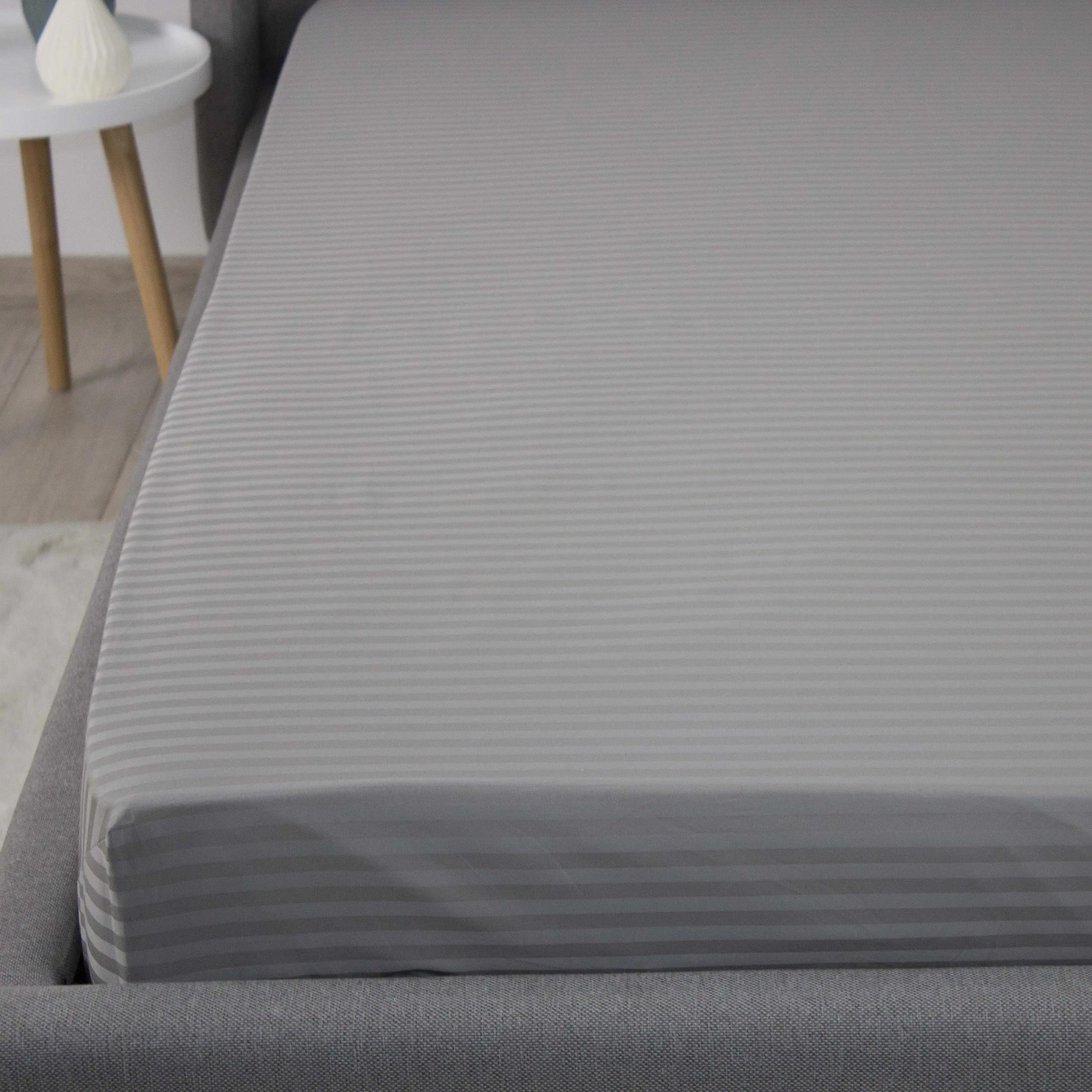 Простирадло "ТЕП" з резинкою сатин Grey, 160x200 - Фото 2