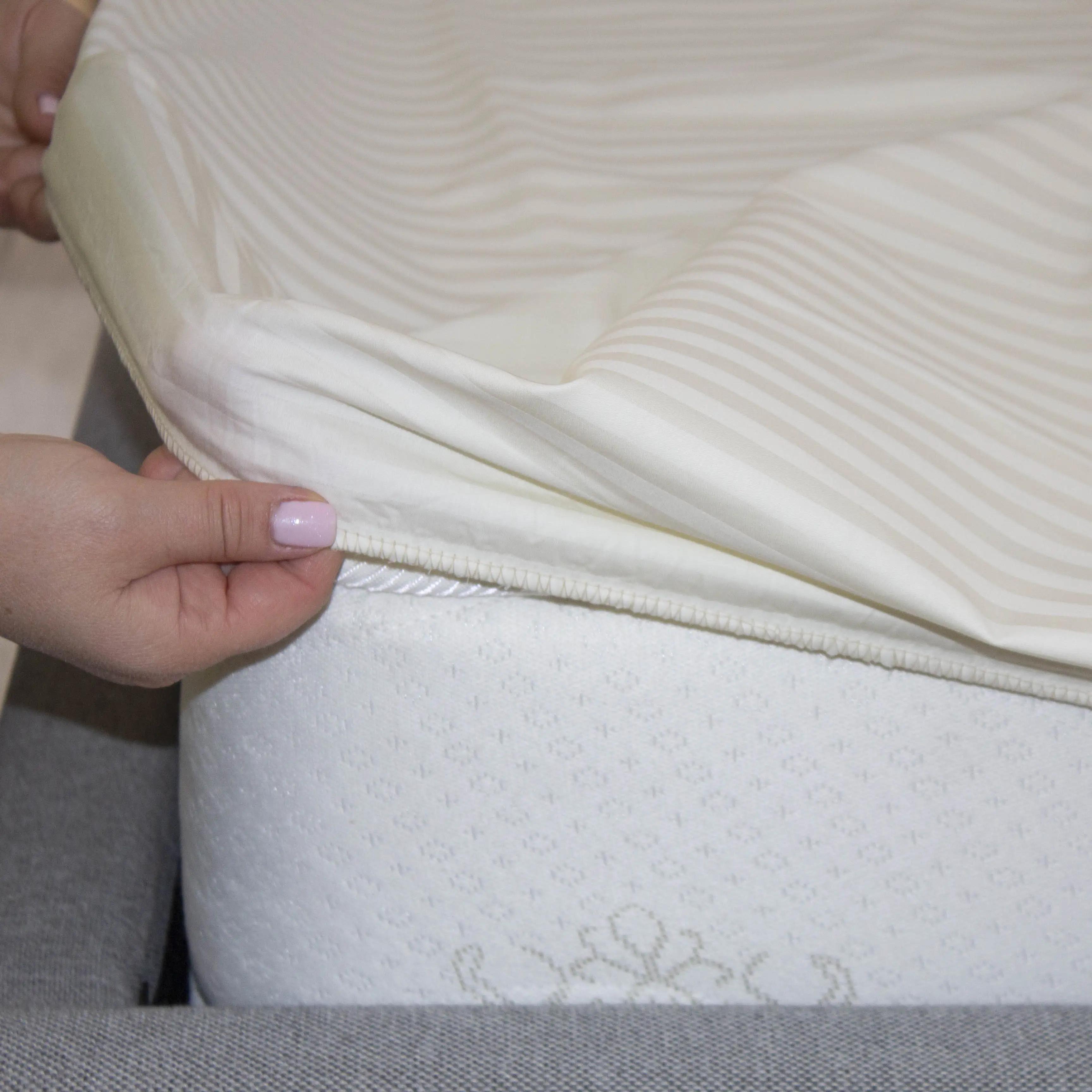 Простирадло "ТЕП" з резинкою сатин Caramel, 160x200 - Фото 3