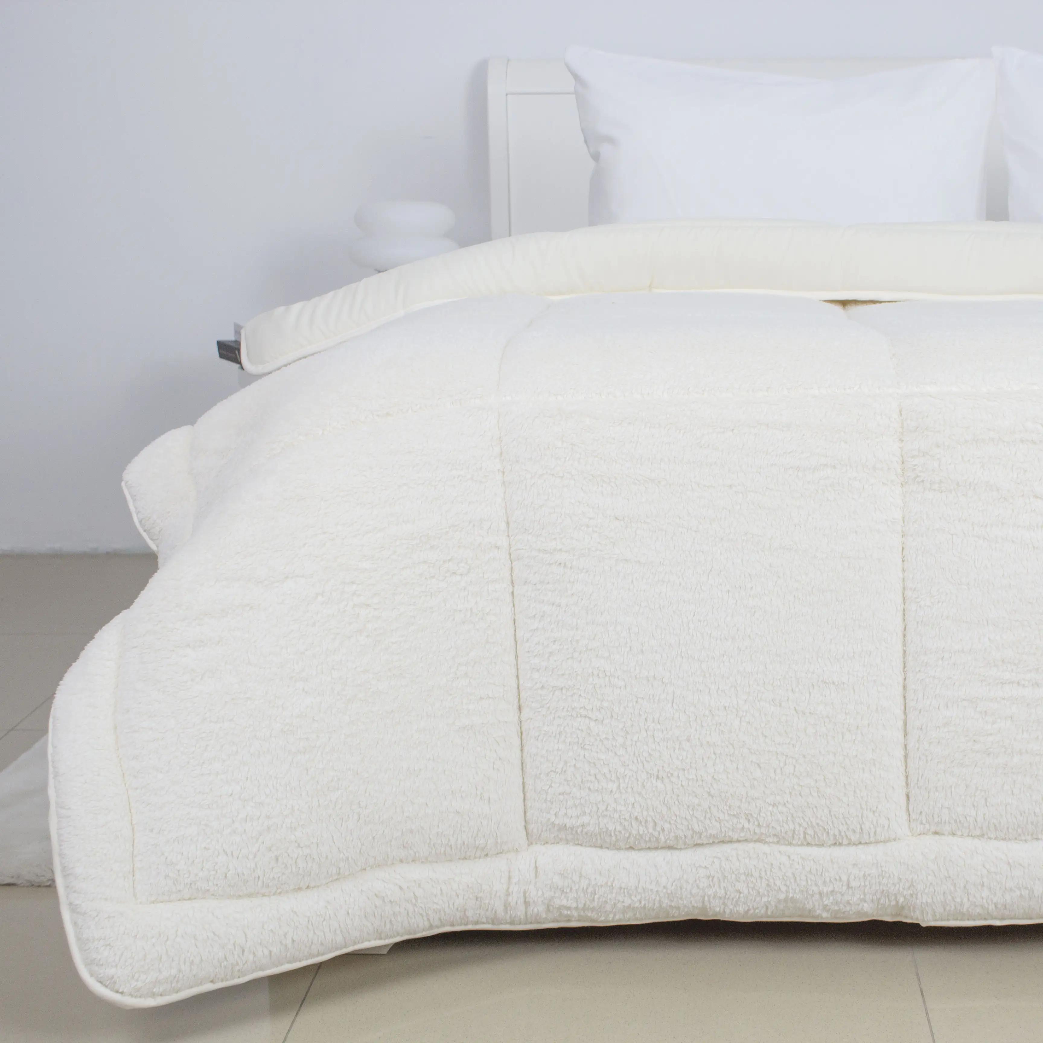 Ковдра "TEDDY" Молочний, 150x210 - Фото 3