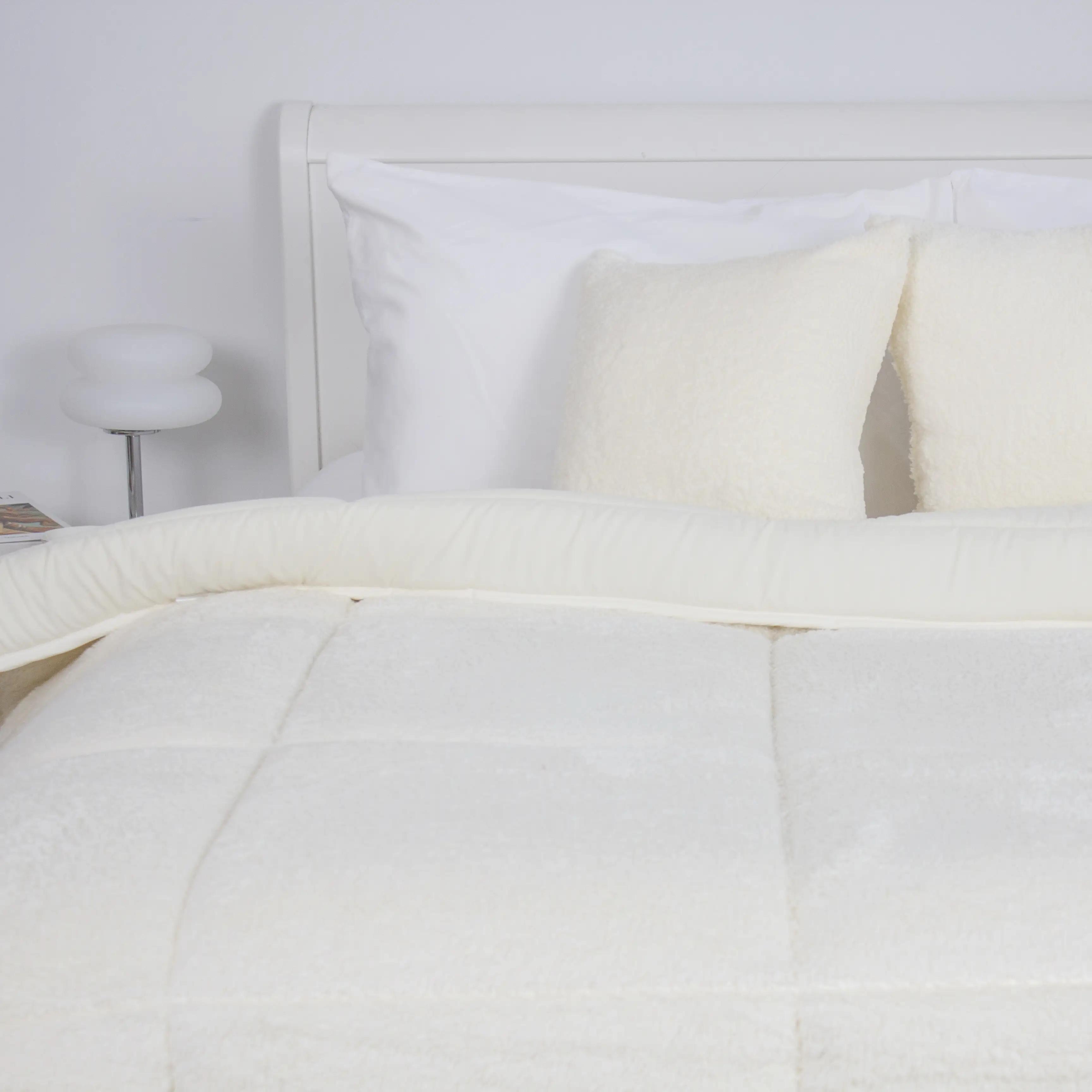 Ковдра "TEDDY" Молочний, 150x210 - Фото 4