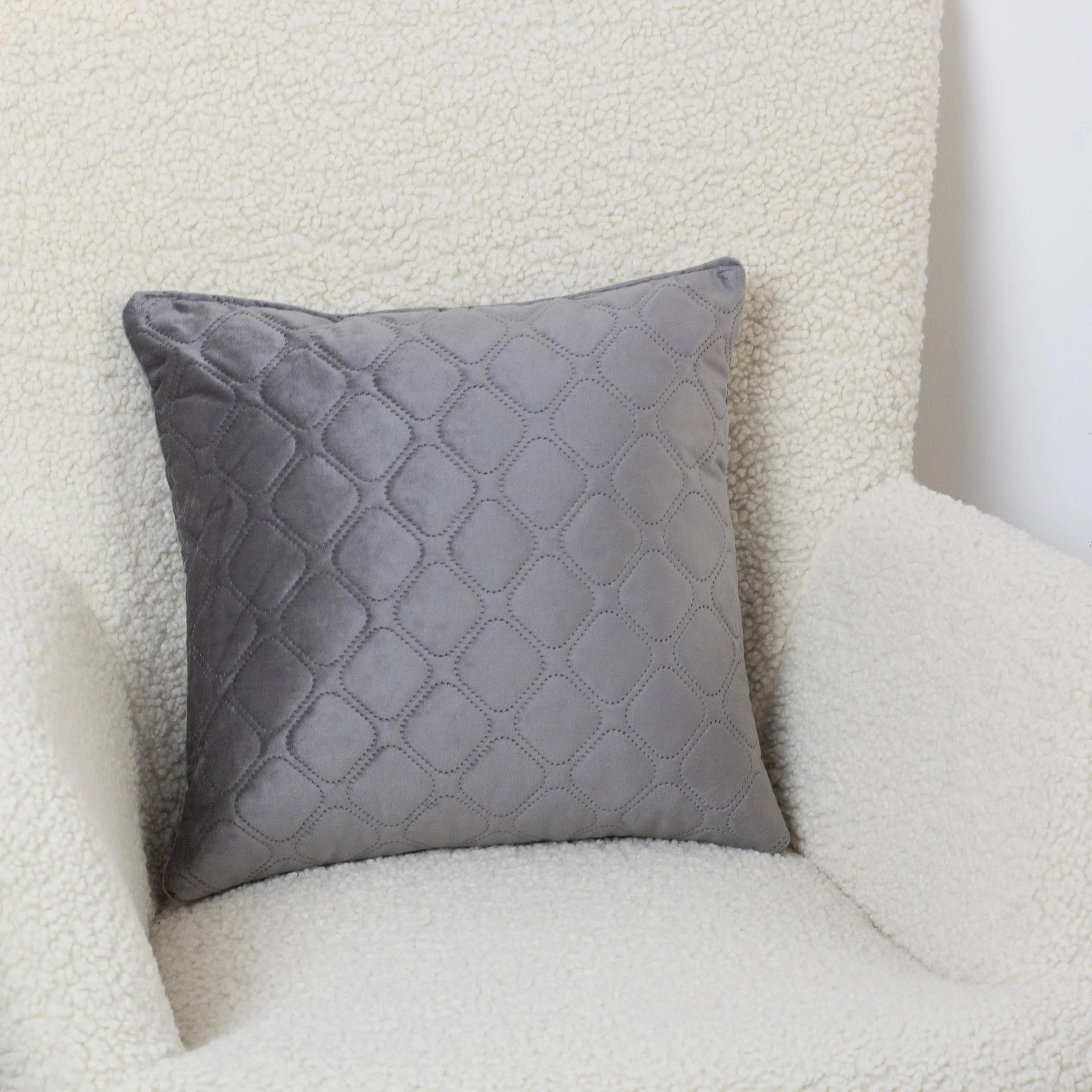 Подушка декоративна "VELURE" Dark Grey, 40x40 - Фото 2