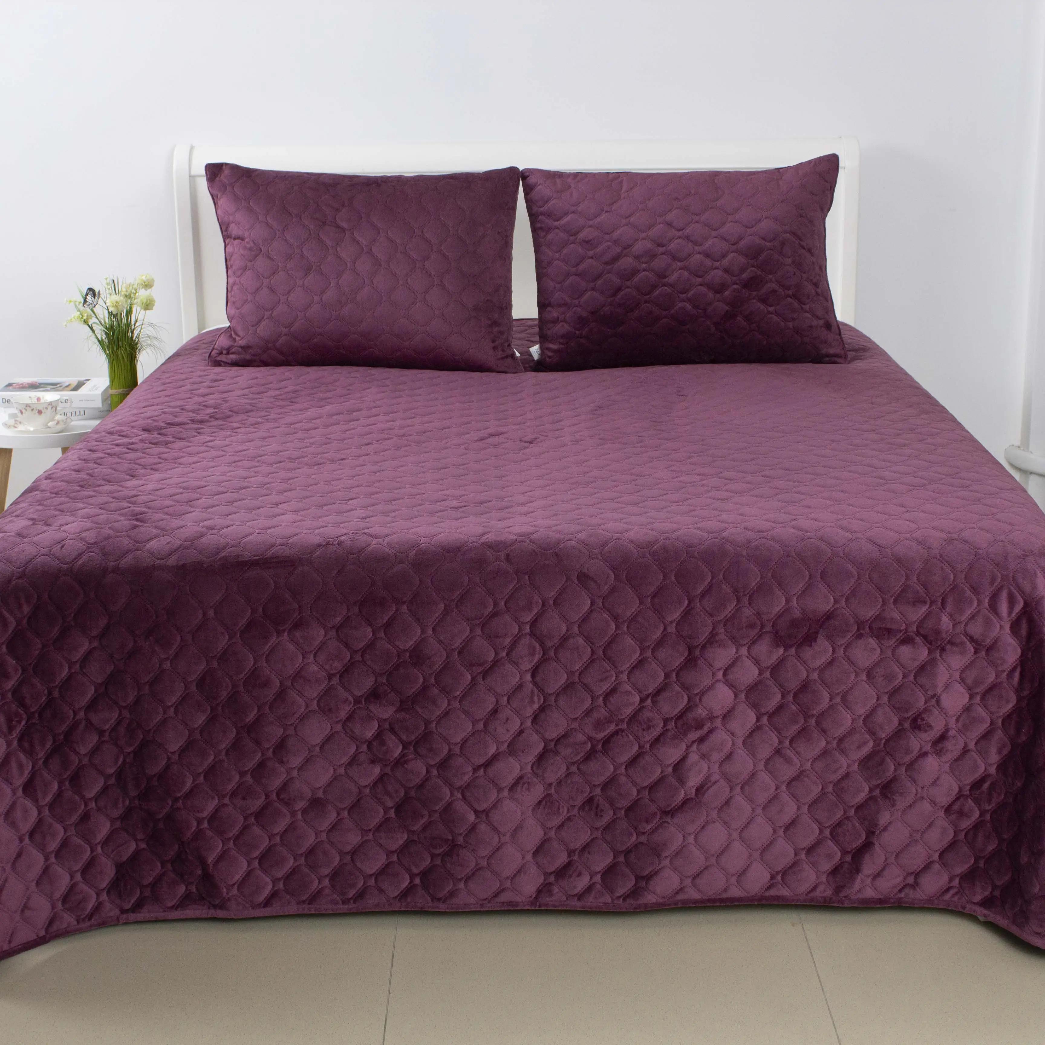 Покривало ТЕП "VELOUR" Бордовий