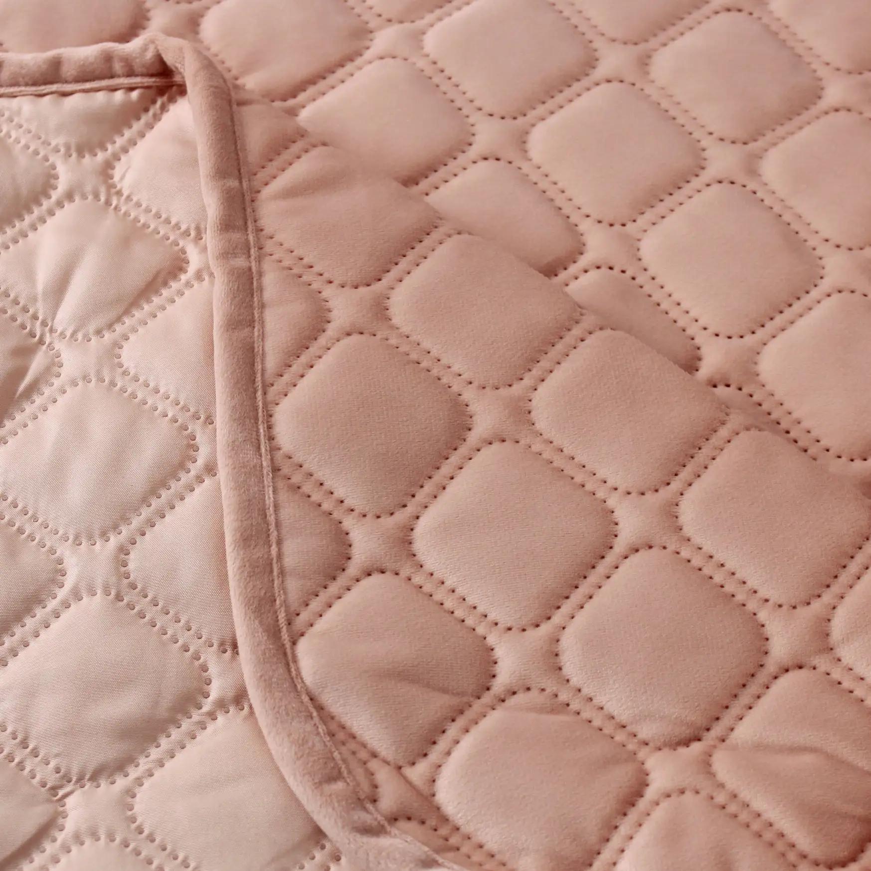 Покривало ТЕП "VELOUR" пудрове, 180x240 - Фото 5