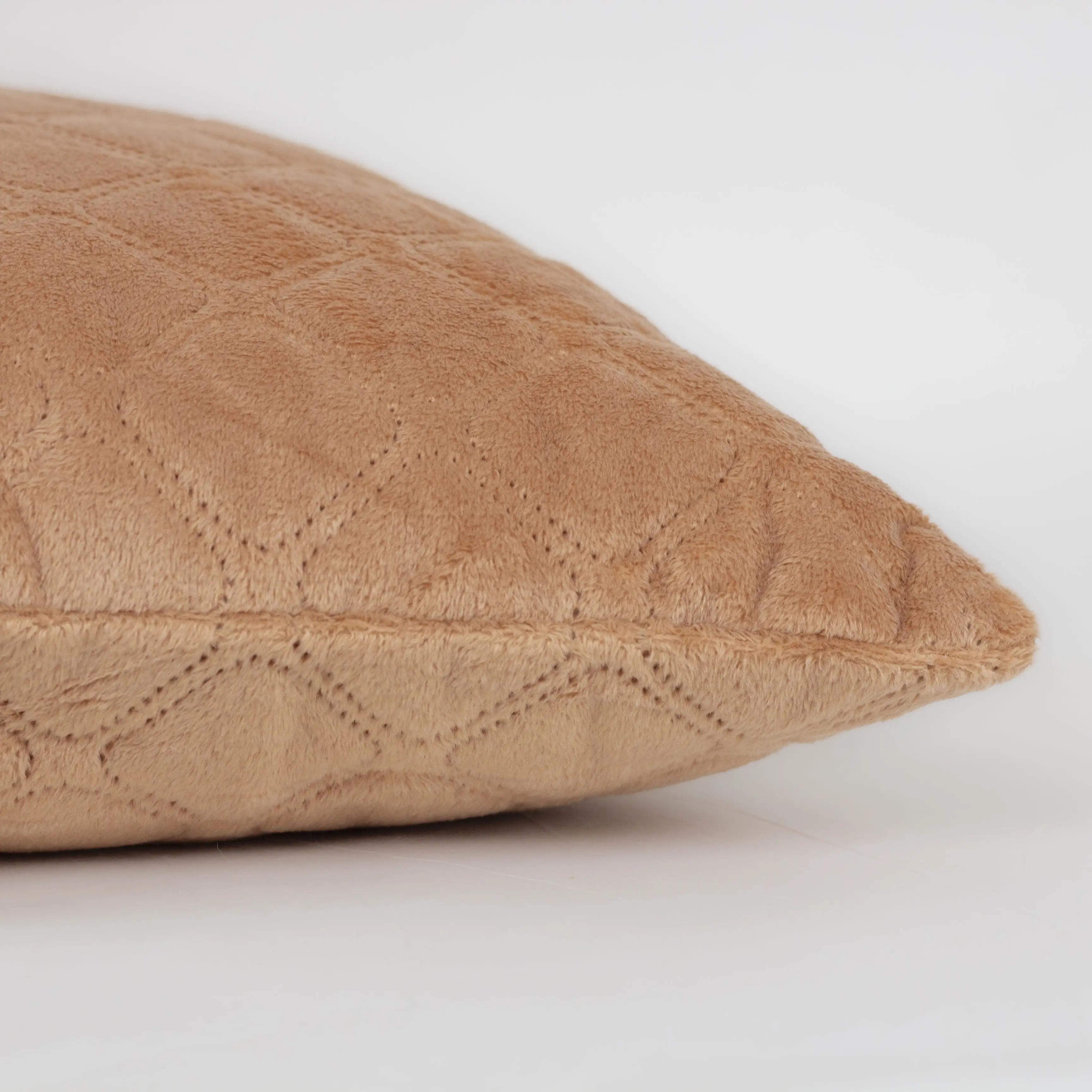 Подушка декоративна "VELOUR" Кавова, 45x45 - Фото 6